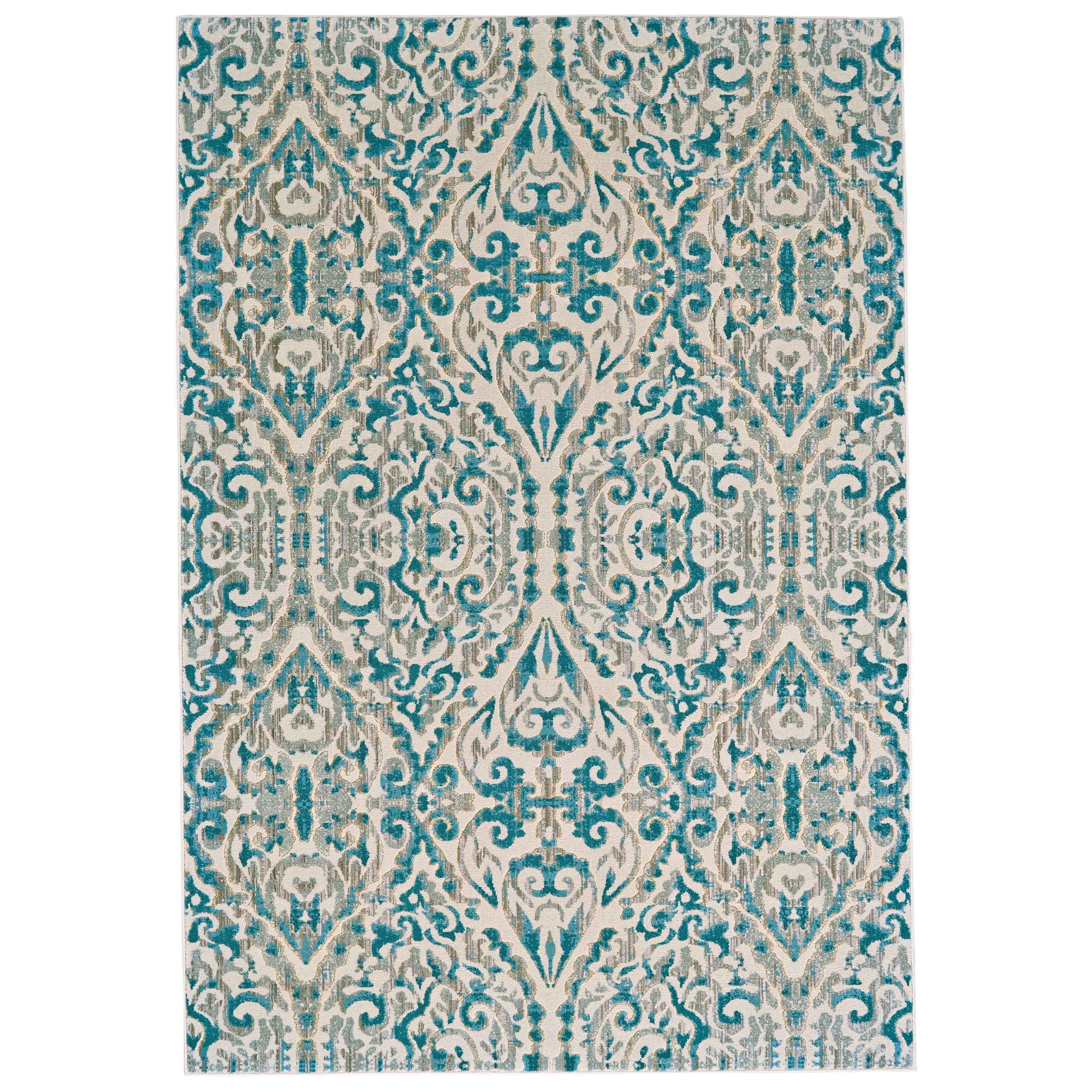 Weave Wander Turquoise Arsene 7 ft 10 in x 11 ft Area BPXL09_O5BR Weave Wander Turquoise Arsene 7 ft 10 in x 11 ft Area BPXL09_O5BR