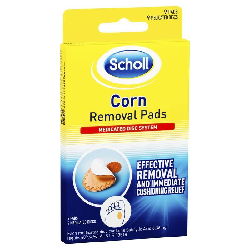 Scholl Corn Removal Medicated Disc Pads System 9 IJ5I25_PMBS Scholl Corn Removal Medicated Disc Pads System 9 IJ5I25_PMBS