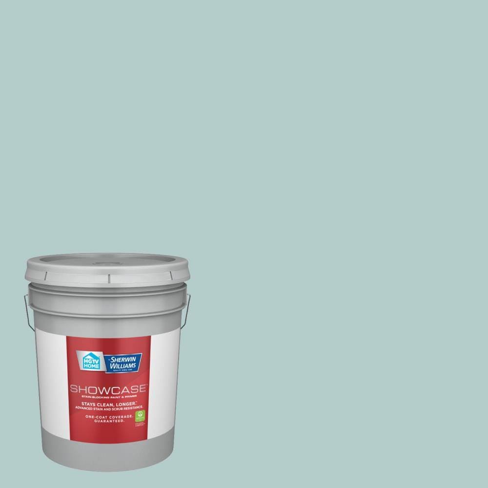 HGTV Home by Sherwin-Williams Showcase Flat Watery Hgsw2316 Interior Paint (5-Gallon) | HGSW2316-LRNLBB_FQ9B HGTV Home by Sherwin-Williams Showcase Flat Watery Hgsw2316 Interior Paint (5-Gallon) | HGSW2316-LRNLBB_FQ9B