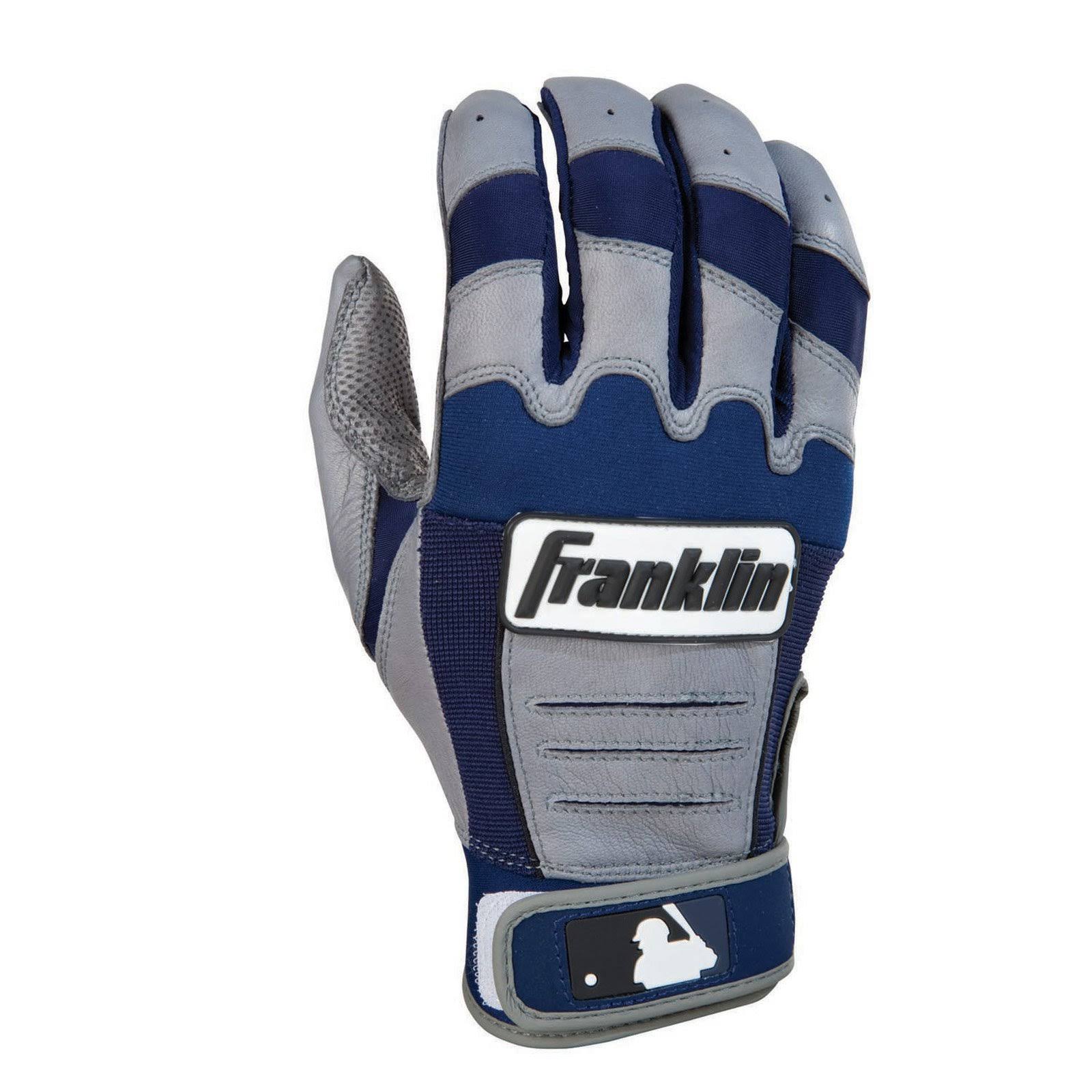 Franklin CFX Pro Series Adult Batting Gloves - Gray/Navy - 7HJOSO_BNDD Franklin CFX Pro Series Adult Batting Gloves - Gray/Navy - 7HJOSO_BNDD