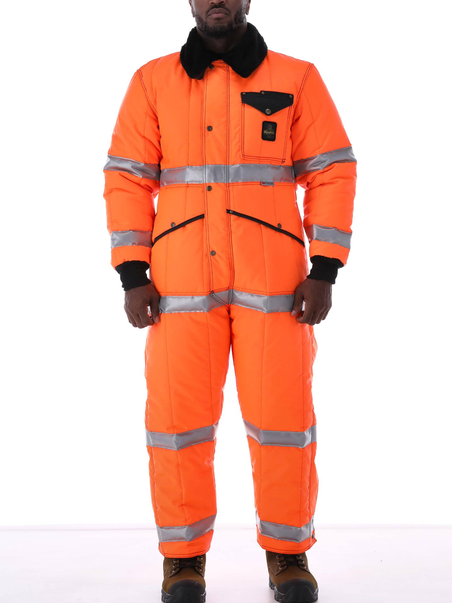 Refrigiwear HiVis Iron-Tuff Insulated Coveralls - Medium - RFKHFI_IIE7 Refrigiwear HiVis Iron-Tuff Insulated Coveralls - Medium - RFKHFI_IIE7