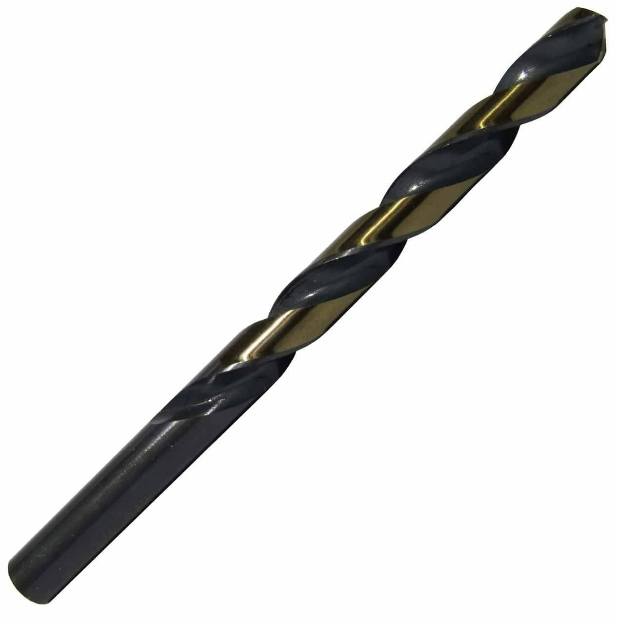 Drill America 12.50mm HSS Black Gold KFD Split Point Jobber Length Drill Bit, Killer Force Drill Bit, Pack of QYEF1J_UKWA Drill America 12.50mm HSS Black Gold KFD Split Point Jobber Length Drill Bit, Killer Force Drill Bit, Pack of QYEF1J_UKWA