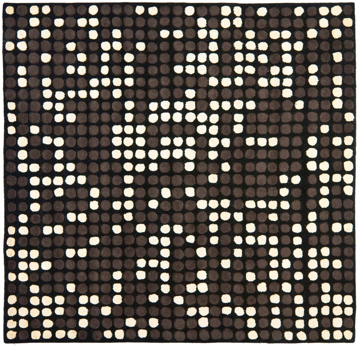 Safavieh Soho SOH726A Black / White 6' x 6' Square Area KT753F_YDNA Safavieh Soho SOH726A Black / White 6' x 6' Square Area KT753F_YDNA