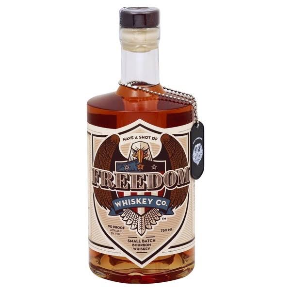 Freedom Whiskey Whiskey, Bourbon, Small Batch - 750 PJPKVN_GH5H