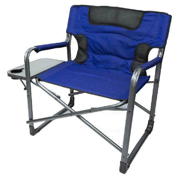 Ozark Trail XXL Folding Padded Director Chair with Side WZZU3H_5R50