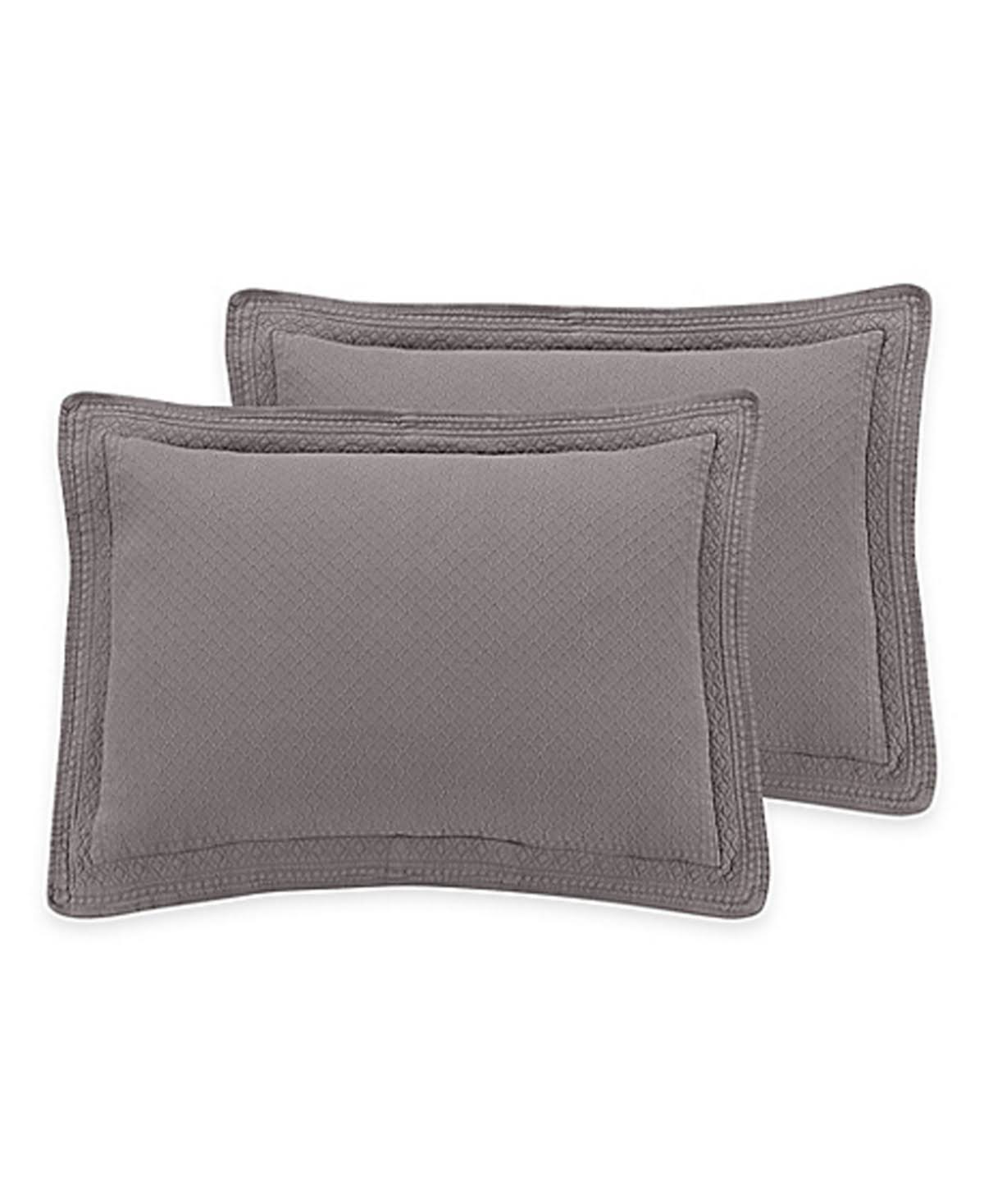 Williamsburg Abby Pillow Sham - Grey - Q3B2UL_BT3M Williamsburg Abby Pillow Sham - Grey - Q3B2UL_BT3M