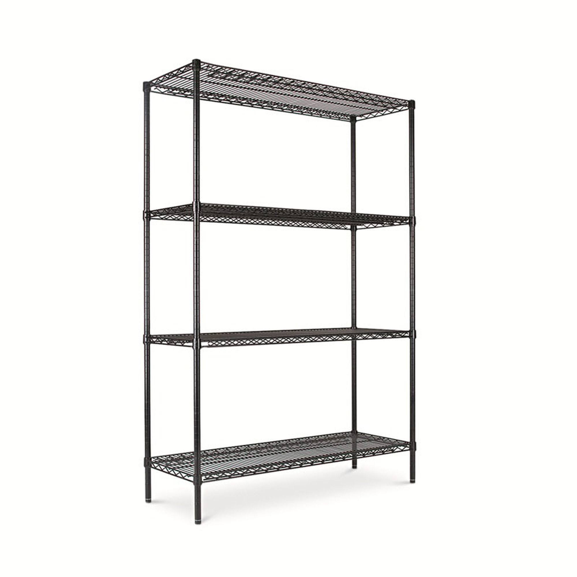 Alera Industrial Heavy-Duty Wire Shelving Starter Kit 4-Shelf 48W x 18d x 72H DV6OCG_MXNR Alera Industrial Heavy-Duty Wire Shelving Starter Kit 4-Shelf 48W x 18d x 72H DV6OCG_MXNR