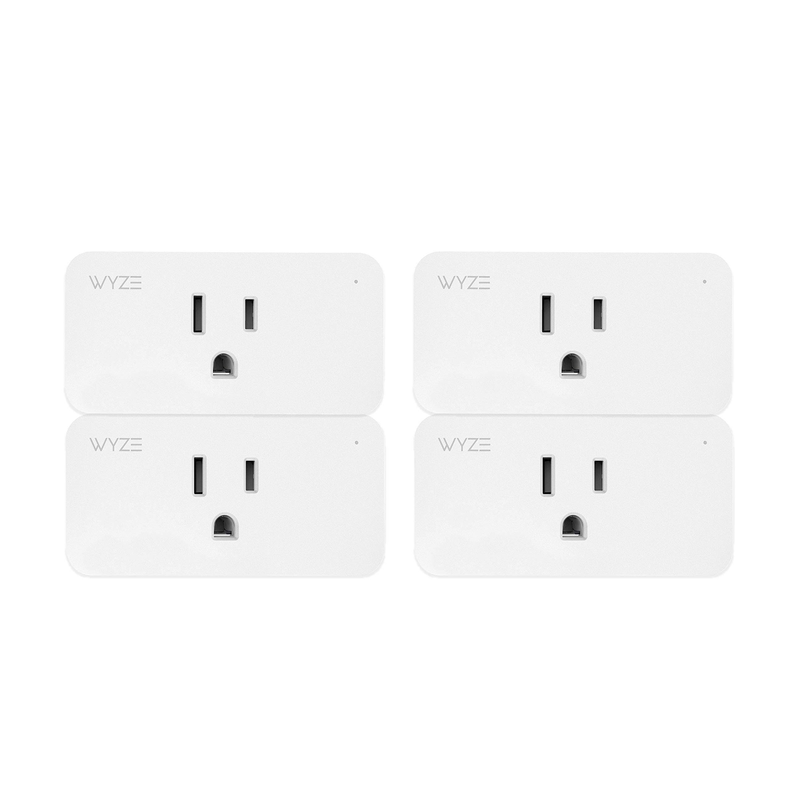 Wyze WLPP1-4 Smart Home Plug, Four-Pack, USS6FN_HS0Z