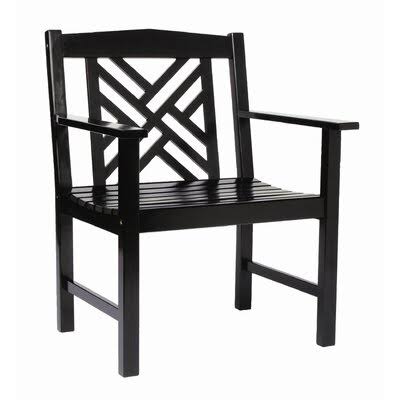 Aniston Patio Dining Chair Charlton Home Color: WAB0US_VTWH