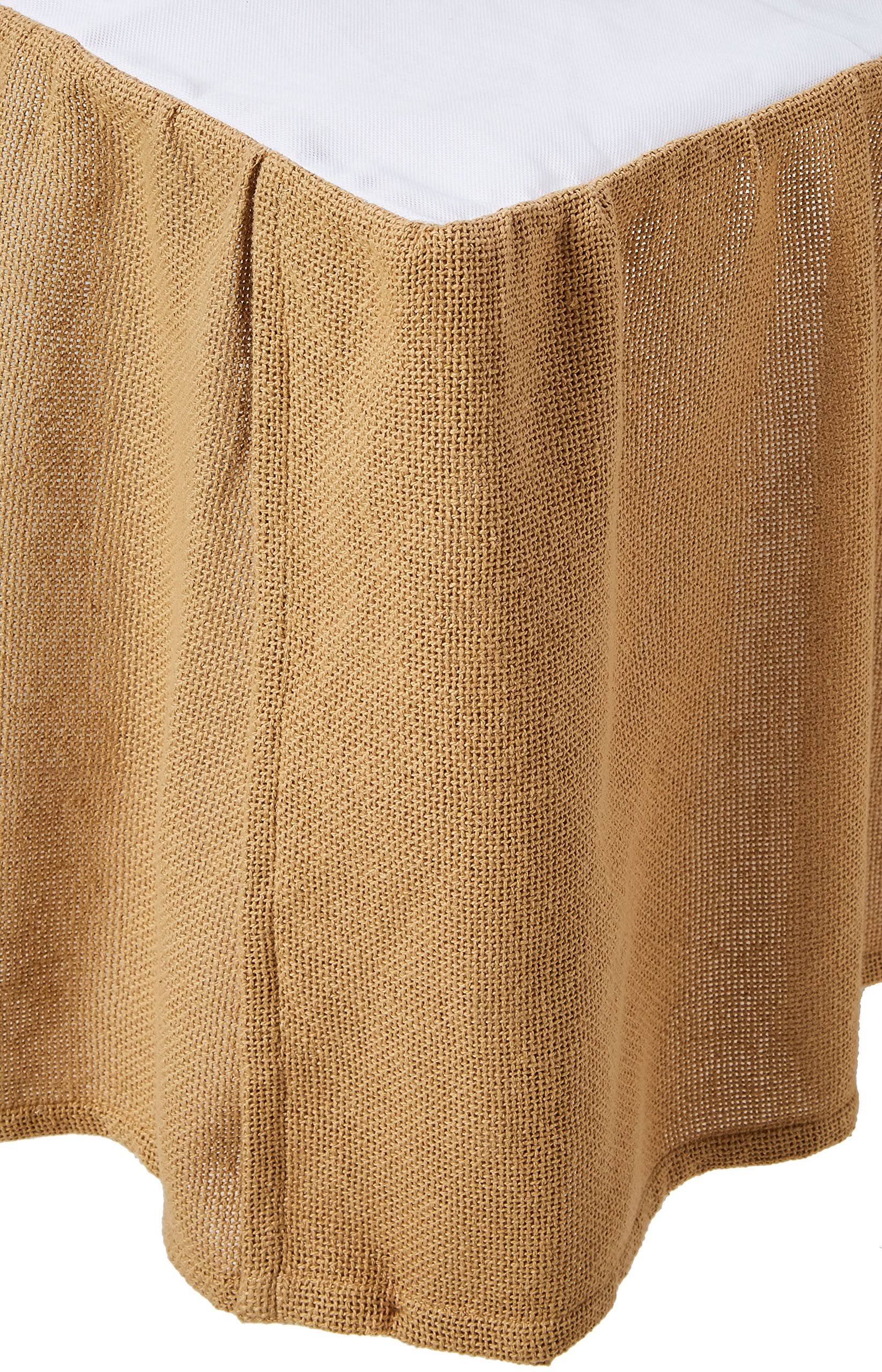 Burlap Natural Ruffled Bed Skirt - NFBDXI_EWNO Burlap Natural Ruffled Bed Skirt - NFBDXI_EWNO