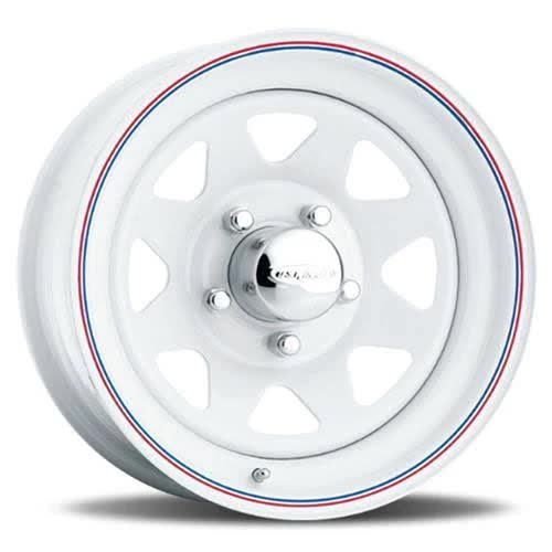 15x10 5x127mm|5x5in. U.S. Wheel 70 Series White 8-Spoke HUSQCV_QOA0 15x10 5x127mm|5x5in. U.S. Wheel 70 Series White 8-Spoke HUSQCV_QOA0