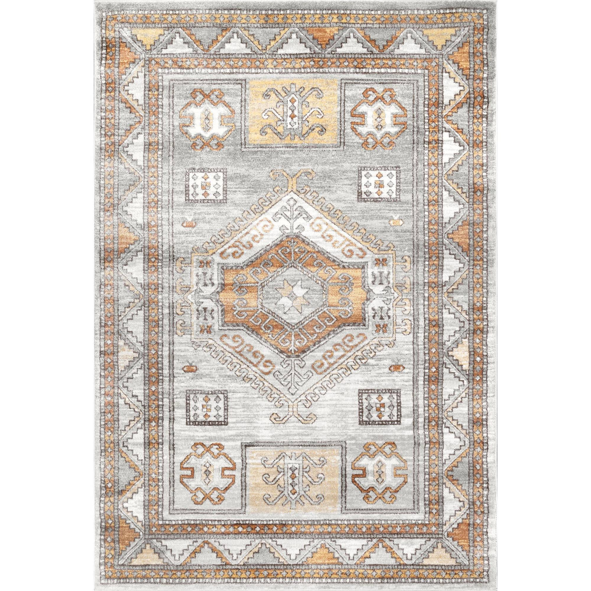 nuLOOM Vintage Paula Tribal Area Rug, Size 5' x 7' 5 inch, JCJBPY_CX8K