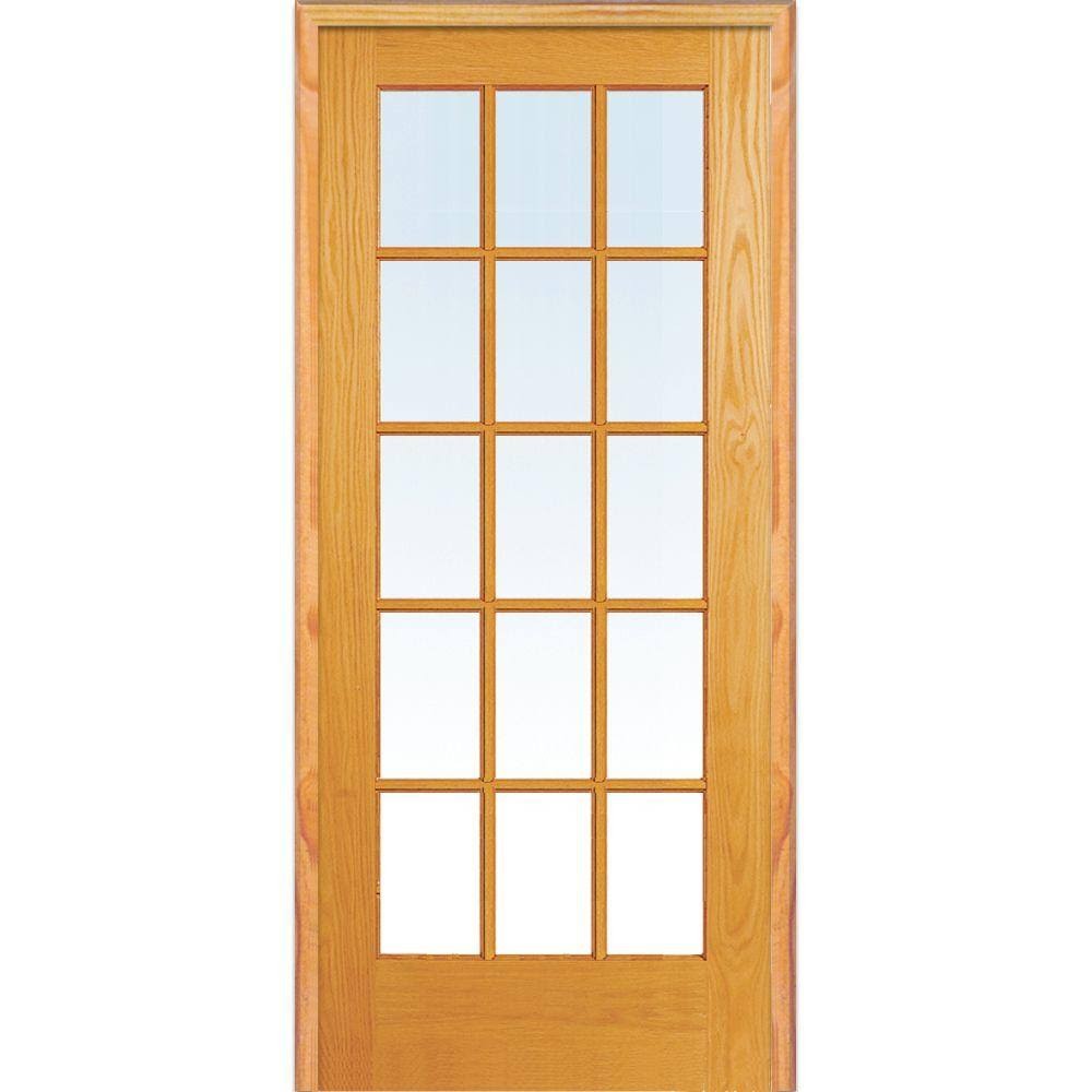 National Door Company Z019956R Unfinished Pine Wood 15 Lite True Divided Clear Glass, Right Hand Prehung Interior DOOR, OHZUBV_JEO8 National Door Company Z019956R Unfinished Pine Wood 15 Lite True Divided Clear Glass, Right Hand Prehung Interior DOOR, OHZUBV_JEO8