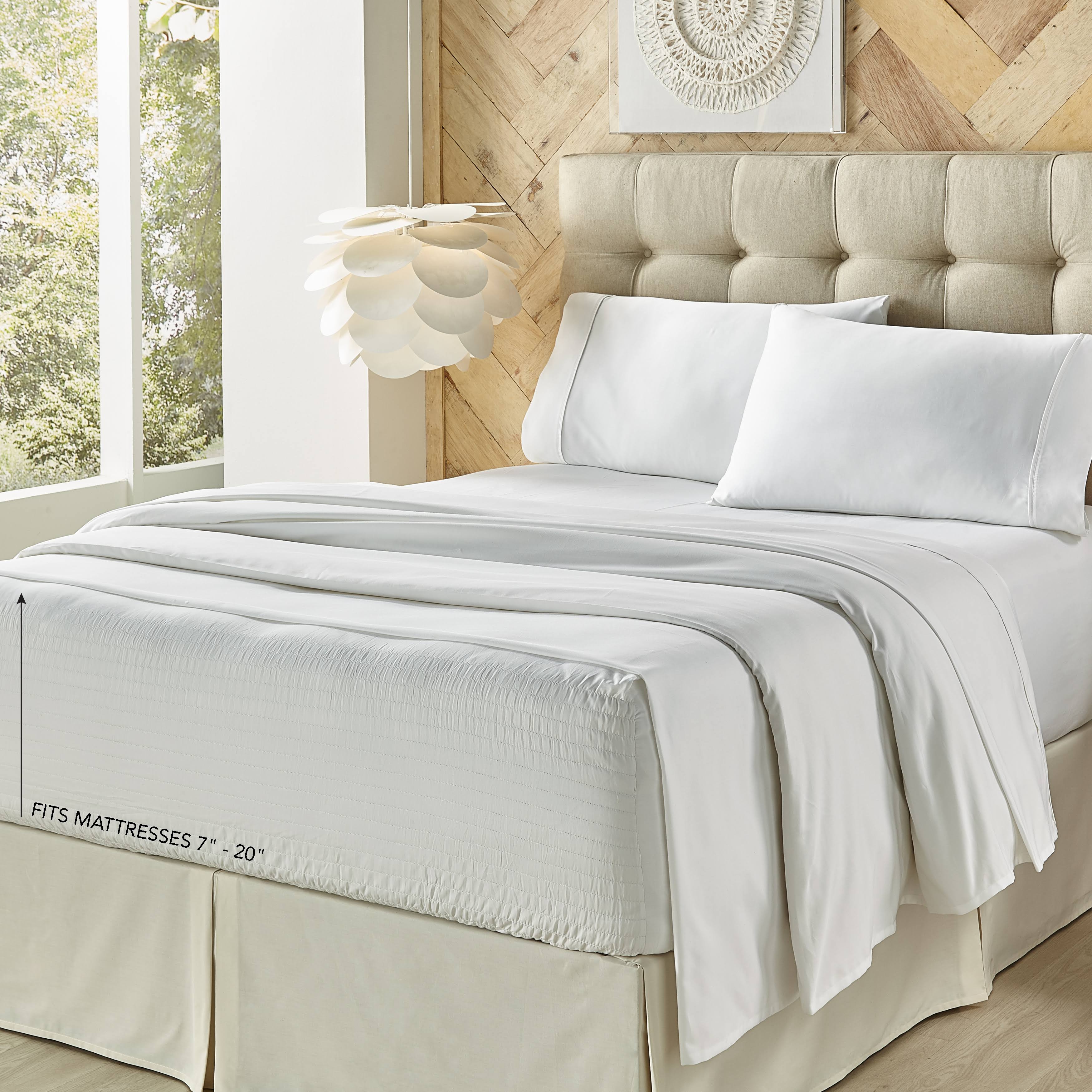Five Queens Court Royal Fit 500 TC Cotton-blend Full Sheet Set - GN5LY3_S2O9 Five Queens Court Royal Fit 500 TC Cotton-blend Full Sheet Set - GN5LY3_S2O9
