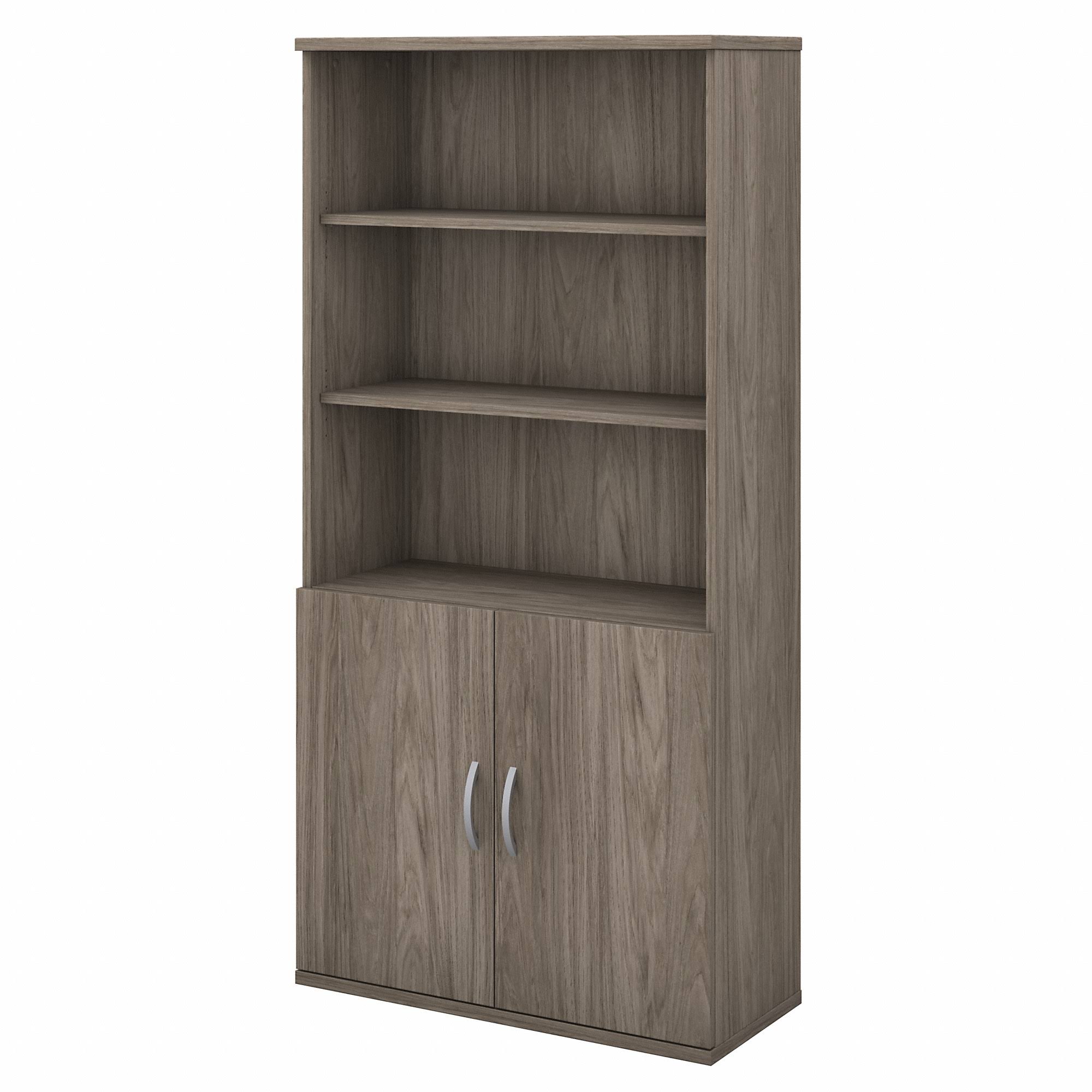 Studio C 5 Shelf Bookcase with Doors by Bush Business Furniture - Modern OZXD9K_YUNV