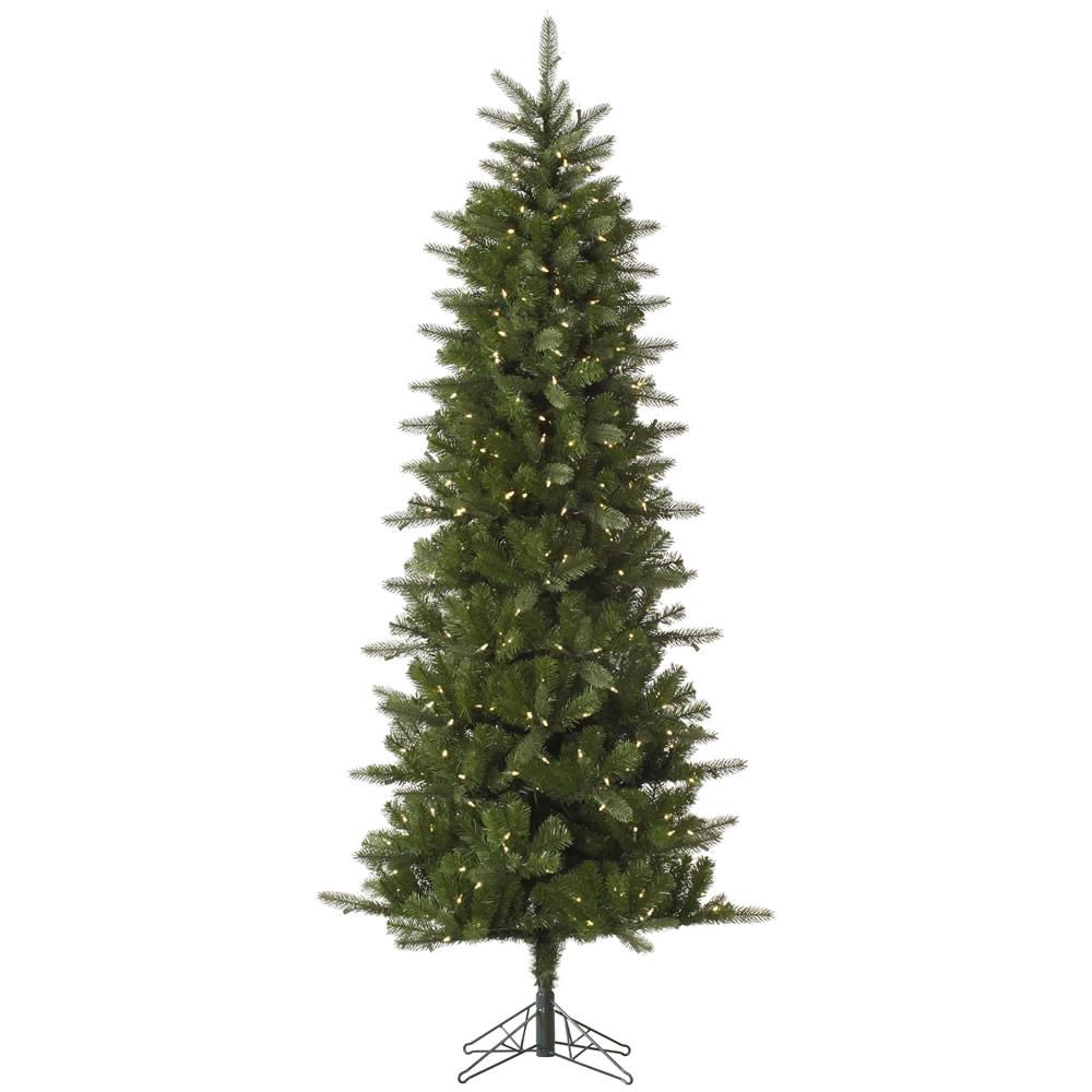 Vickerman 9' Carolina Pencil Spruce Artificial Christmas Tree with 500 Warm White LED IAM7FD_RV1D