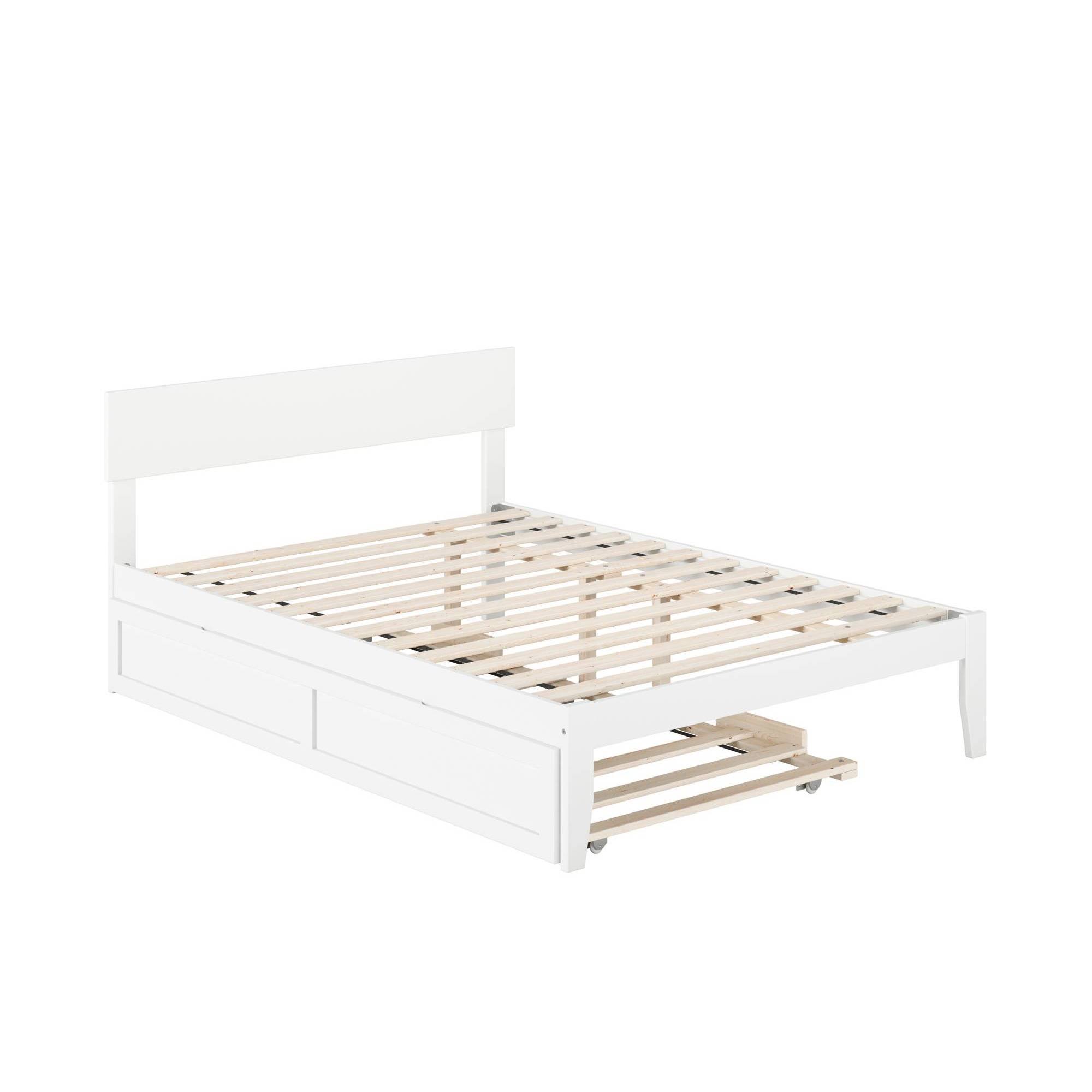 Atlantic Furniture Boston Bed with Twin Trundle, Full, VKCU0K_MT3W Atlantic Furniture Boston Bed with Twin Trundle, Full, VKCU0K_MT3W