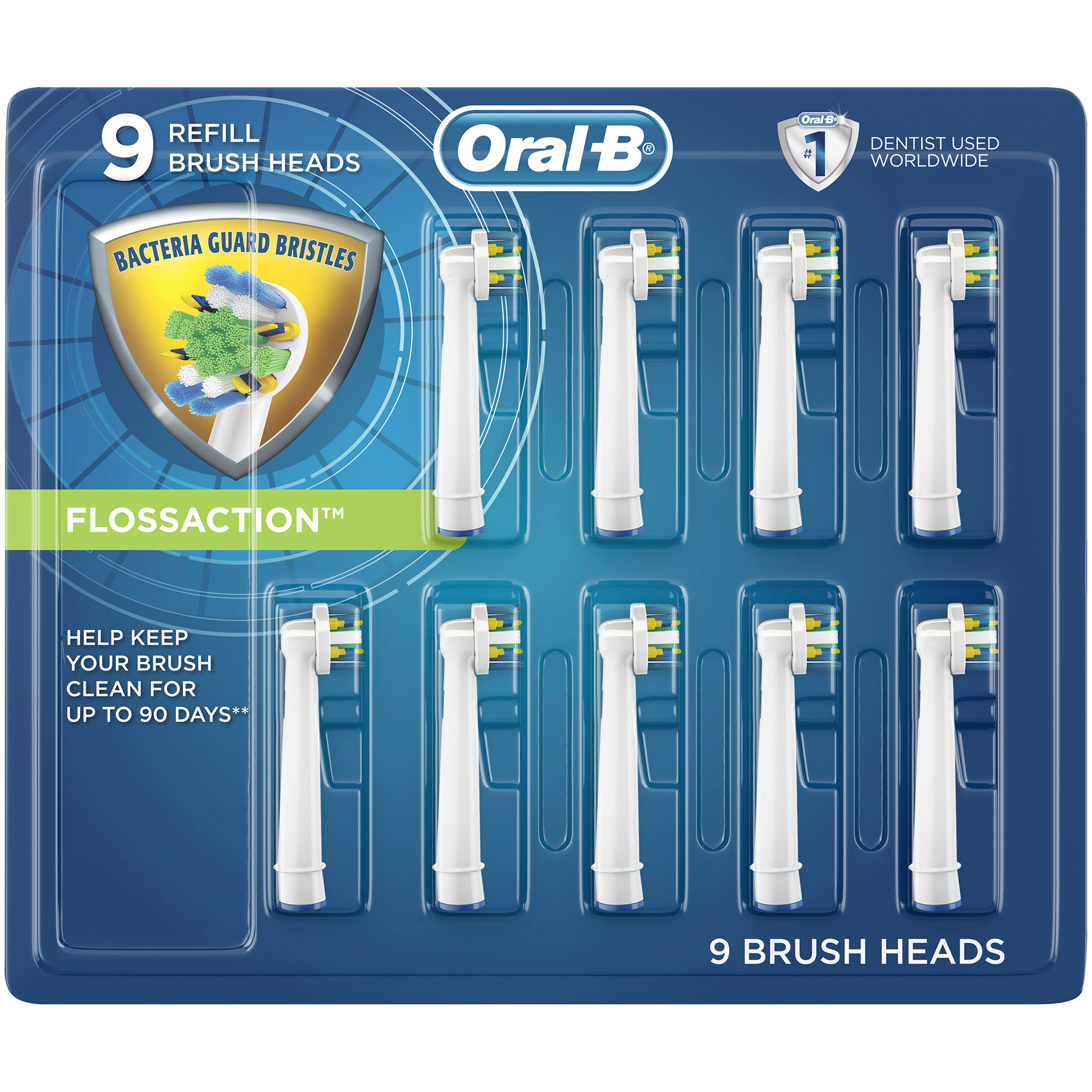 Oral-B Floss Action Replacement Brush Heads, 9-RCGZ8J_MRZH Oral-B Floss Action Replacement Brush Heads, 9-RCGZ8J_MRZH