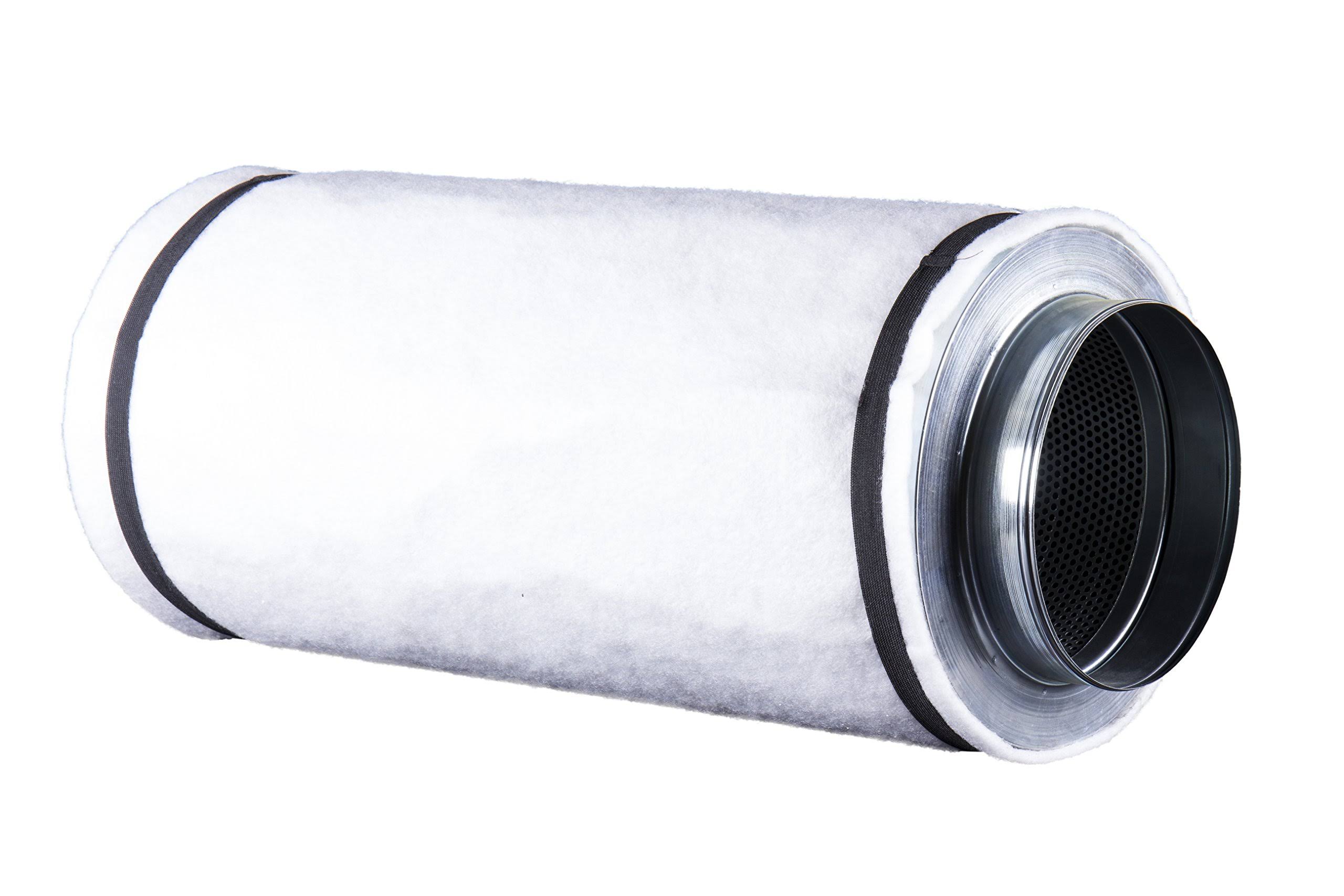 Hydro Crunch 8 in. x 24 in. Carbon Charcoal Air Filter with Flange 710 CFM 3SPSUR_REDZ Hydro Crunch 8 in. x 24 in. Carbon Charcoal Air Filter with Flange 710 CFM 3SPSUR_REDZ