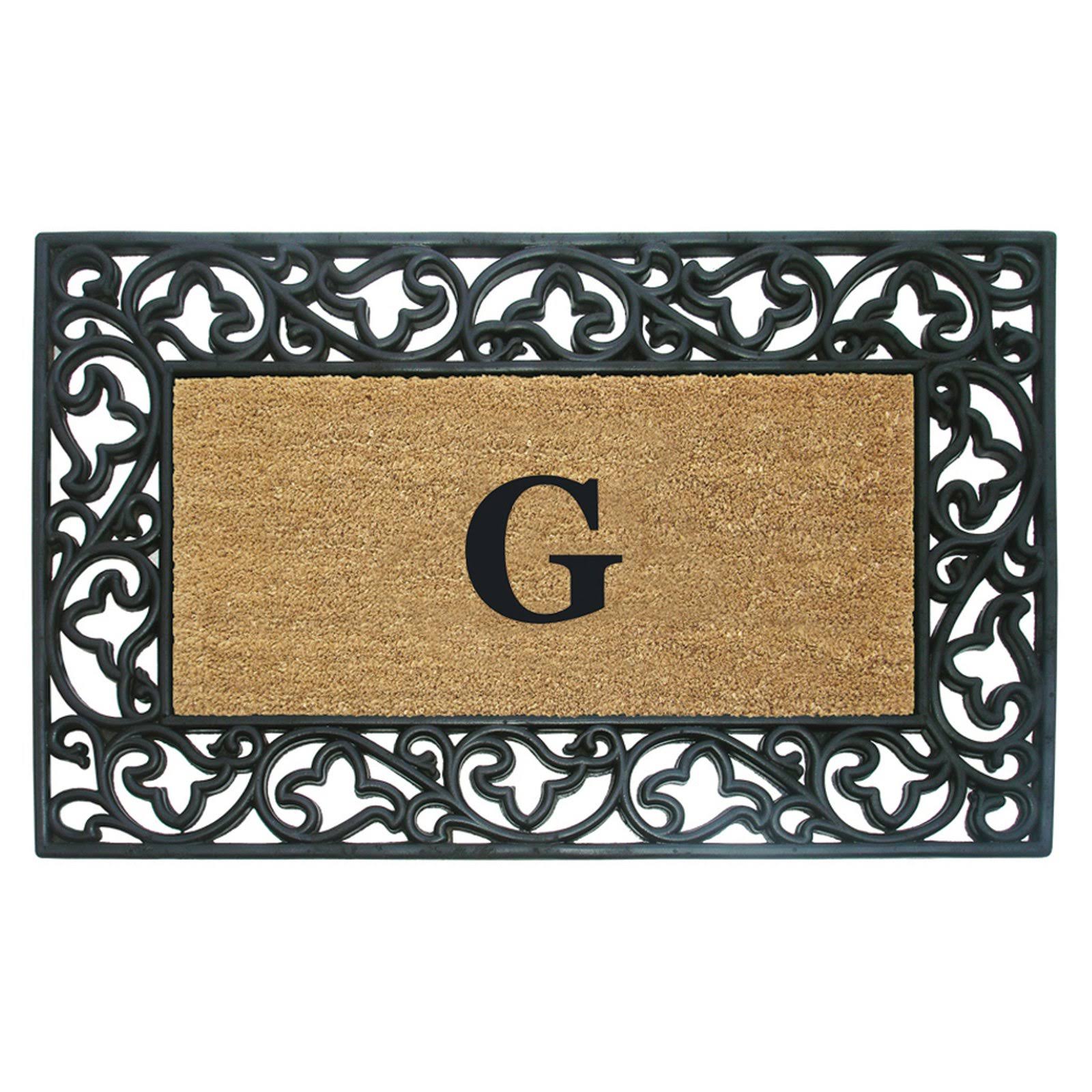 Nedia Home Acanthus Border with Rubber/Coir Doormat, 30 by 48-Inch, EH2XEU_K9VY Nedia Home Acanthus Border with Rubber/Coir Doormat, 30 by 48-Inch, EH2XEU_K9VY
