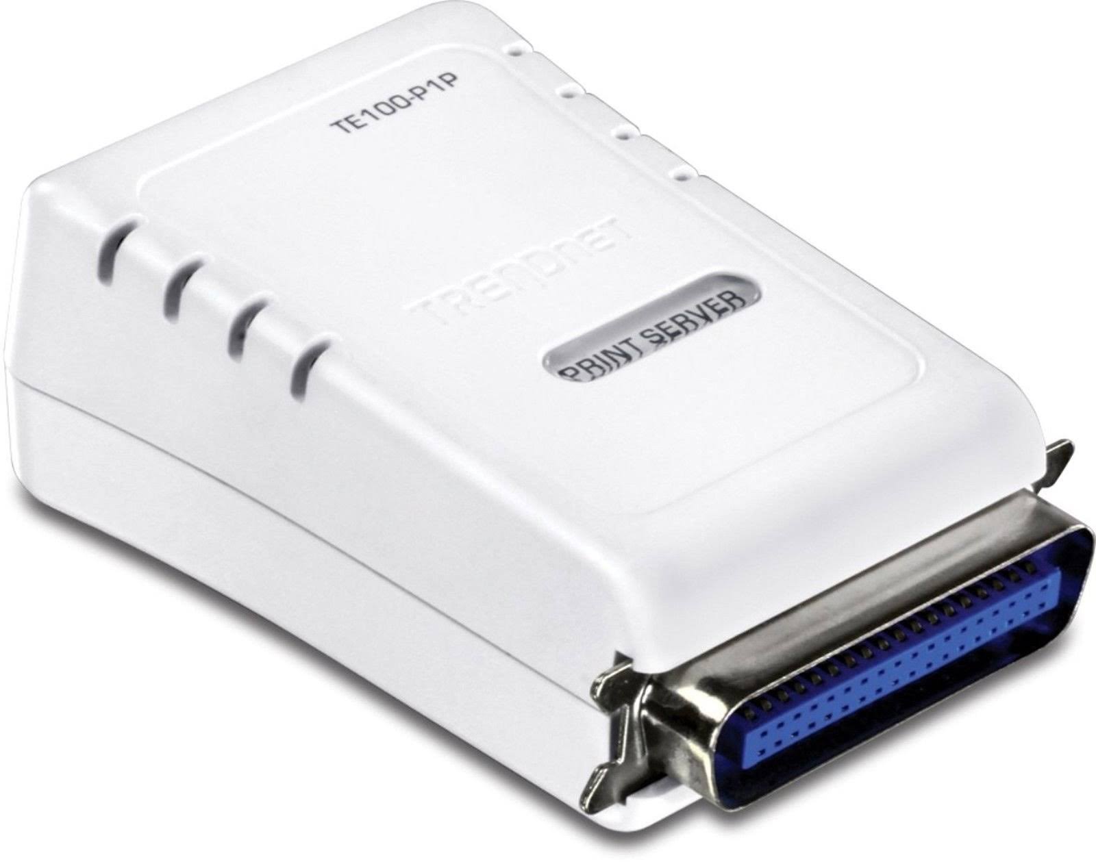 TRENDnet TE100-P1P 1-Port Parallel Print 9R7XVW_K6S4 TRENDnet TE100-P1P 1-Port Parallel Print 9R7XVW_K6S4