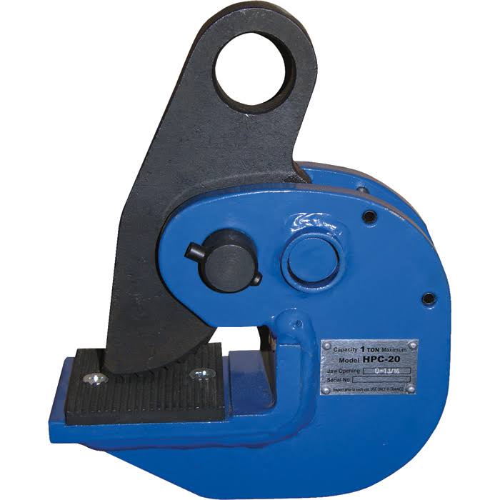 Vestil Horizontal Plate Clamp - 14,000-lb. Capacity, 2,800-Lb. Minimum Uniform Plate Weight, Model HPC-USD9DE_I7KV Vestil Horizontal Plate Clamp - 14,000-lb. Capacity, 2,800-Lb. Minimum Uniform Plate Weight, Model HPC-USD9DE_I7KV