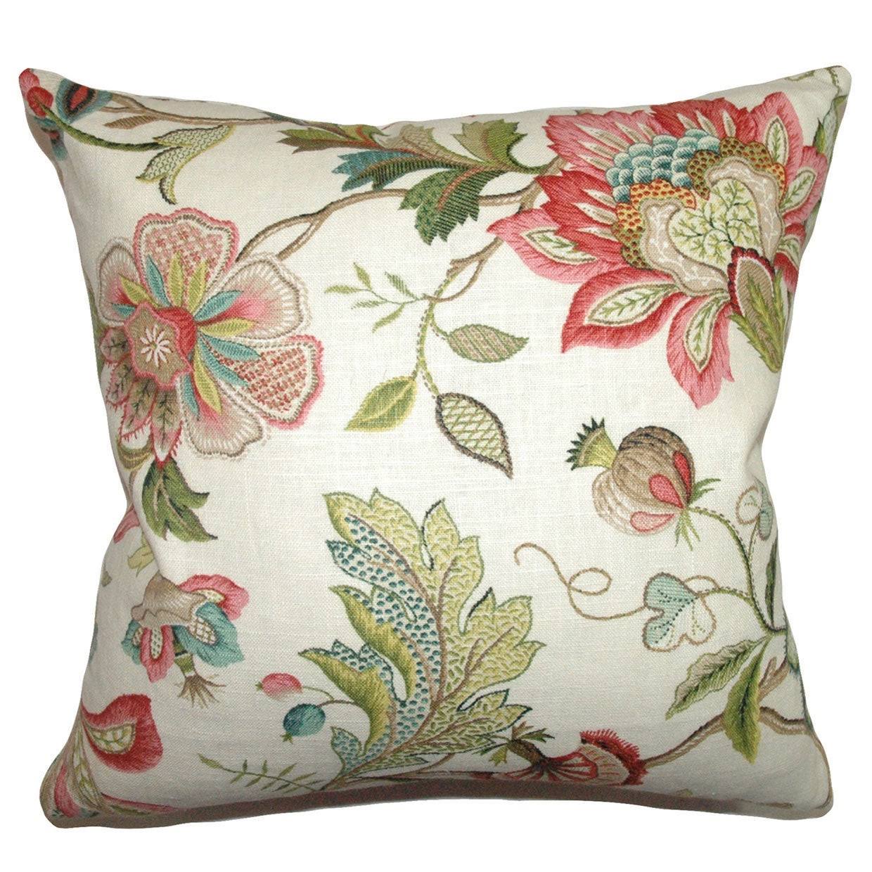 The Pillow Collection Adele Floral Throw Pillow TIEE6T_PB0E The Pillow Collection Adele Floral Throw Pillow TIEE6T_PB0E