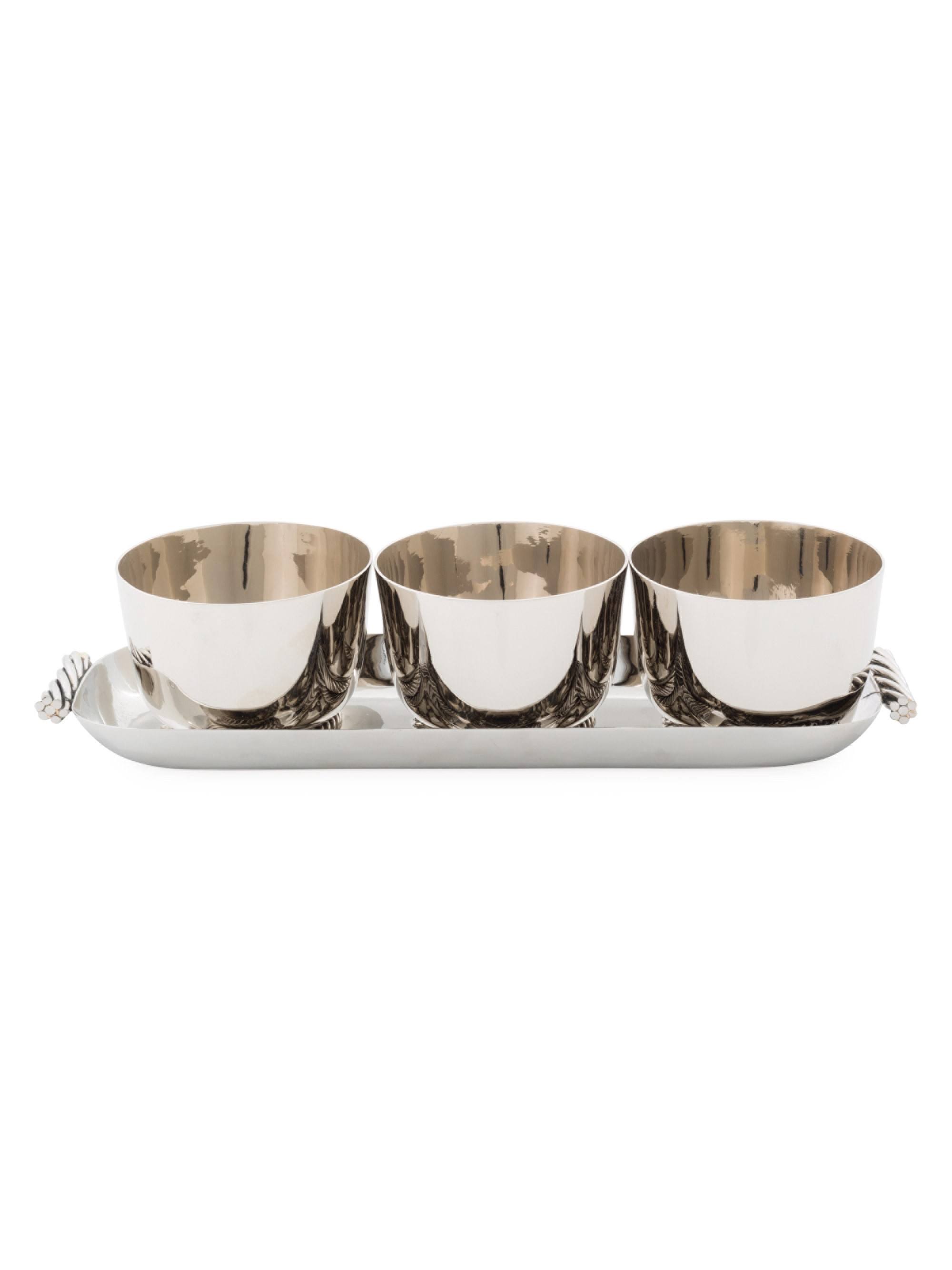 Michael Aram - Twist Triple Bowl Set with 2WQN4H_4A86 Michael Aram - Twist Triple Bowl Set with 2WQN4H_4A86