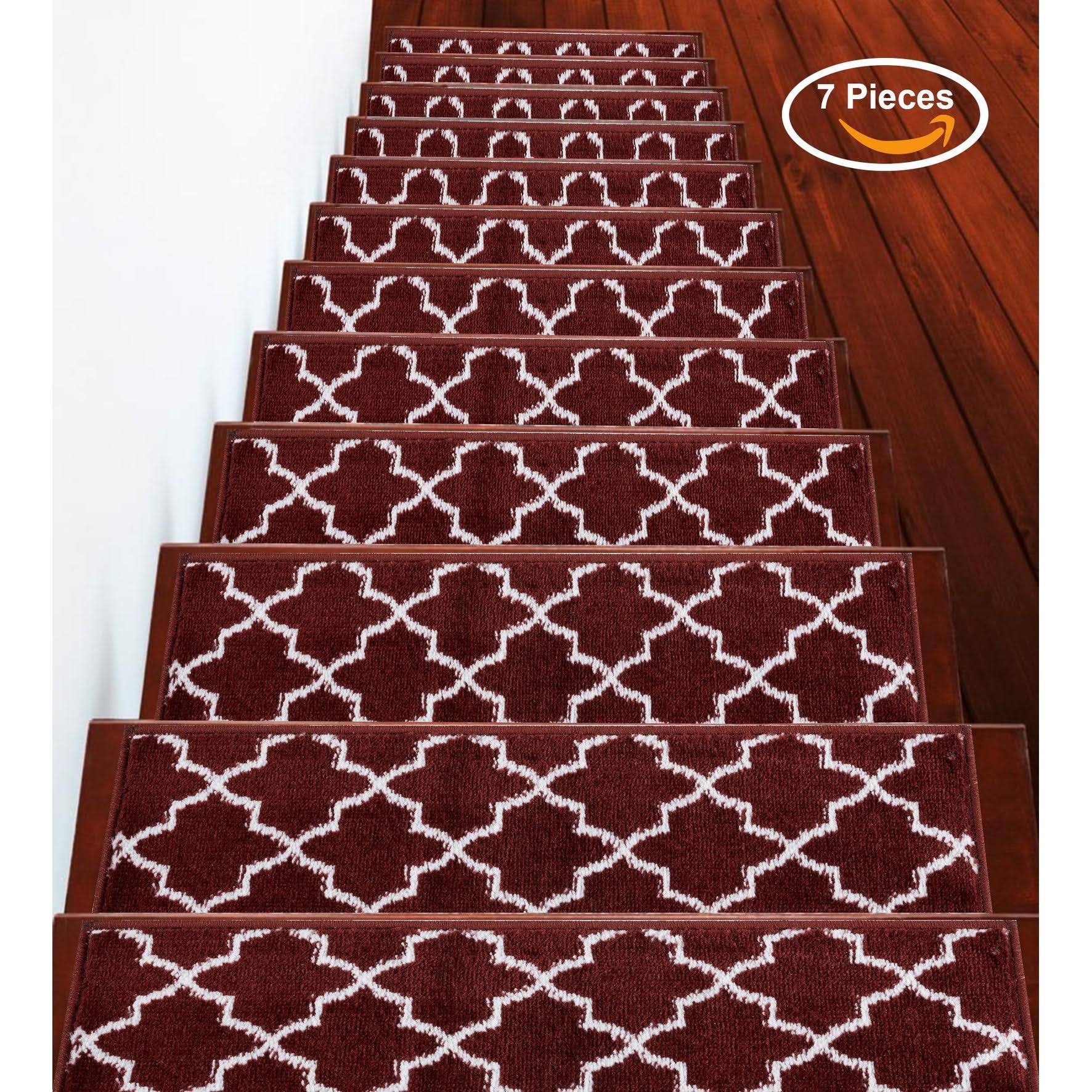 Sussexhome Trellisville Collection Stair Treads - 7-Pack - 0XIZEY_PDPZ Sussexhome Trellisville Collection Stair Treads - 7-Pack - 0XIZEY_PDPZ