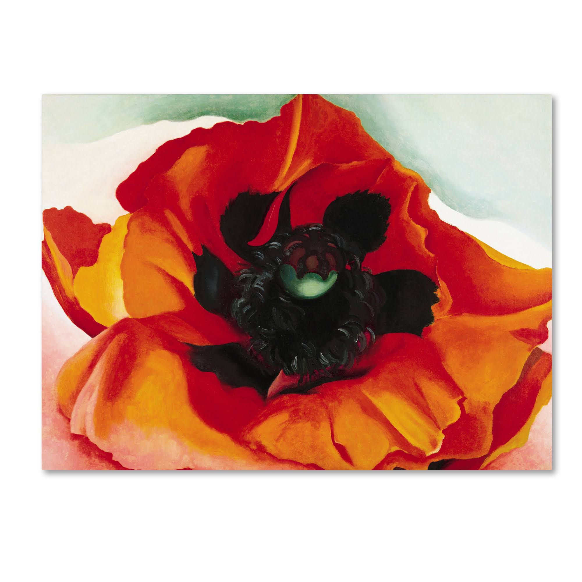 Trademark Fine Art Ali10055-C3547Gg Georgia O'Keefe 'Poppy' Canvas X9MWAJ_AYOW Trademark Fine Art Ali10055-C3547Gg Georgia O'Keefe 'Poppy' Canvas X9MWAJ_AYOW
