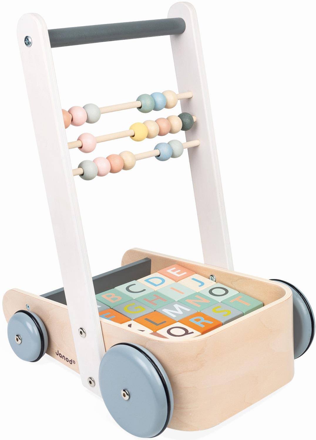 Janod Sweet Cocoon Cart with ABC SADWPQ_T9JN
