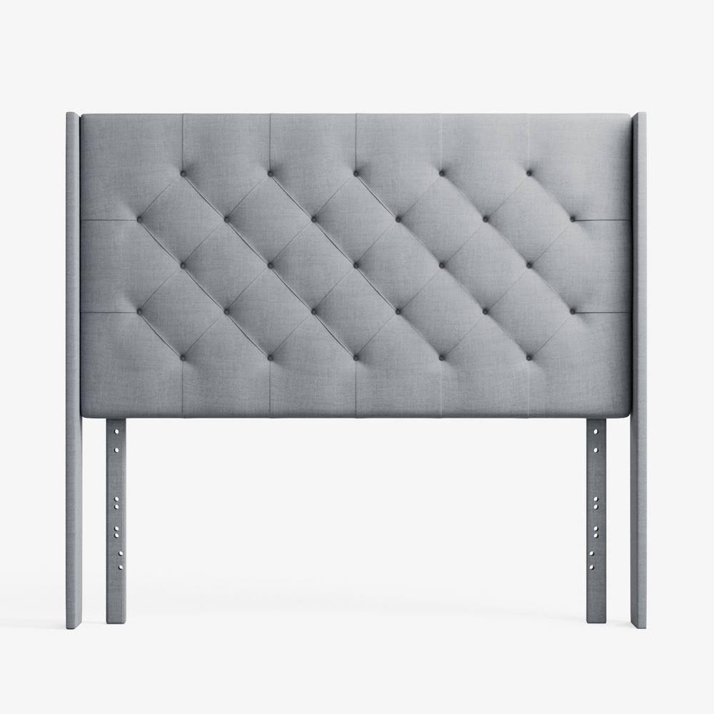 Brookside Eva Wingback Stone Full Upholstered Headboard, DXHQSJ_TUWQ Brookside Eva Wingback Stone Full Upholstered Headboard, DXHQSJ_TUWQ