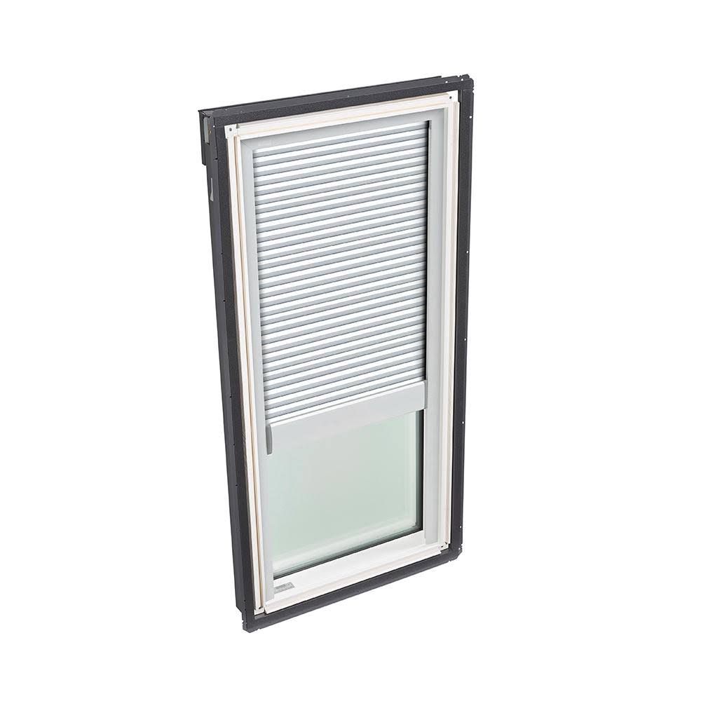 Velux 21 in. x 37-7/8 in. Fixed Deck Mount Skylight with Laminated Low-E3 Glass and White Manual Room Darkening R0CWWB_XHYC Velux 21 in. x 37-7/8 in. Fixed Deck Mount Skylight with Laminated Low-E3 Glass and White Manual Room Darkening R0CWWB_XHYC