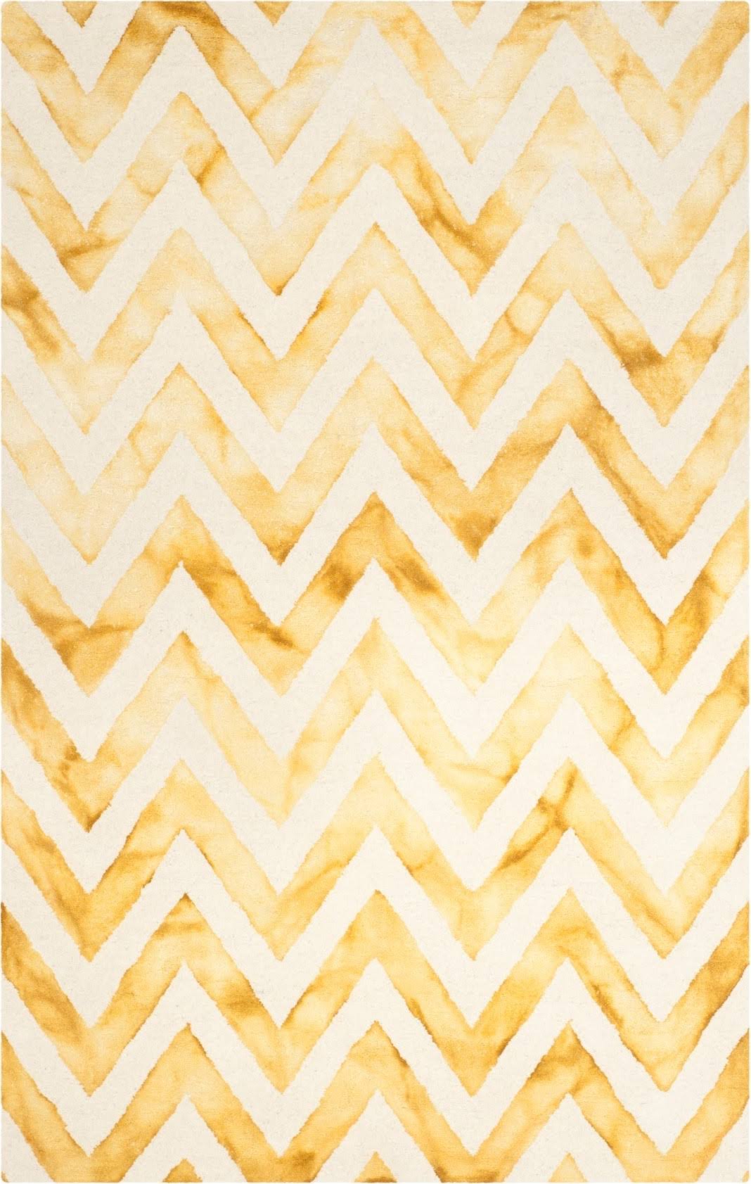 Safavieh Dip Dye Ivory Gold 3' x 5' P66V8H_FQ2Q