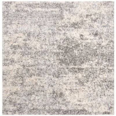 Rabia Gray/Cream Area Rug Wrought Studio Rug Size Square 10' KHLNHW_7XKQ Rabia Gray/Cream Area Rug Wrought Studio Rug Size Square 10' KHLNHW_7XKQ