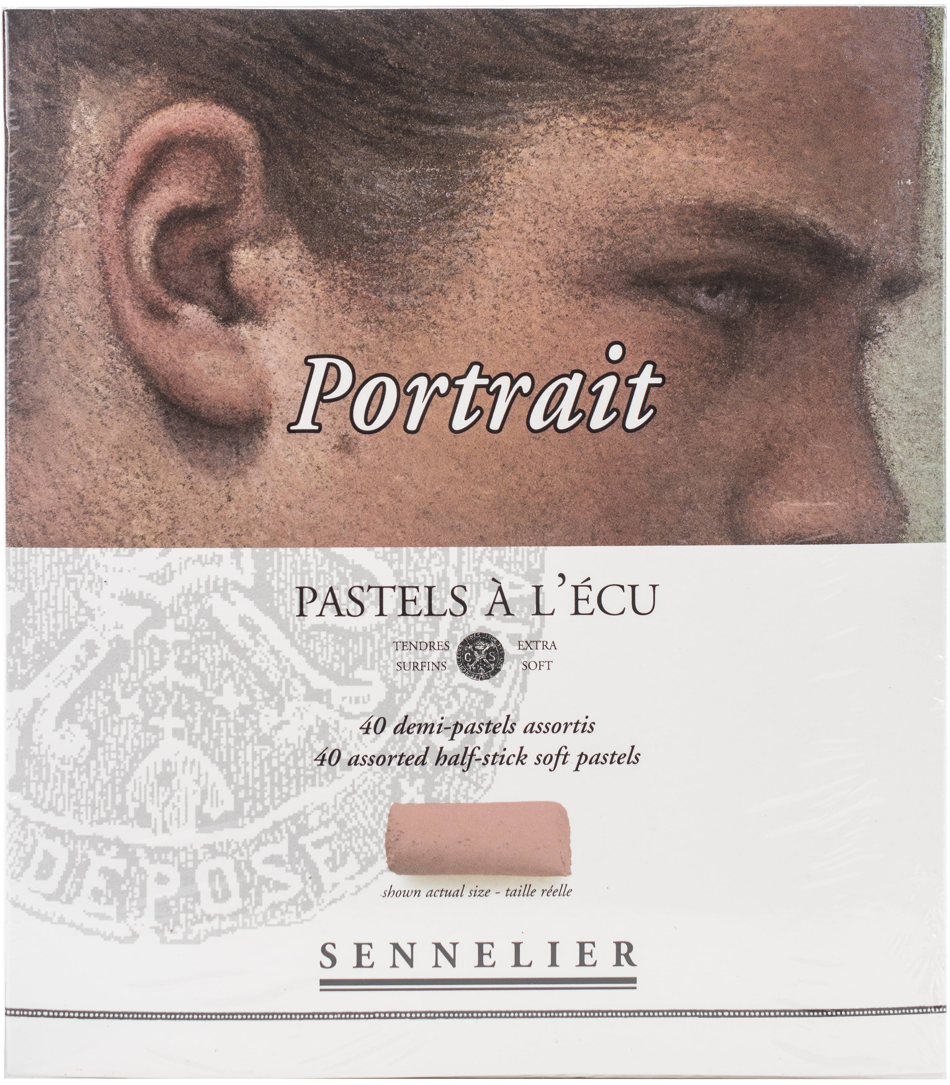 Sennelier Soft Pastels Half Stick Set 40/Pkg-CZXYQQ_YYGA Sennelier Soft Pastels Half Stick Set 40/Pkg-CZXYQQ_YYGA