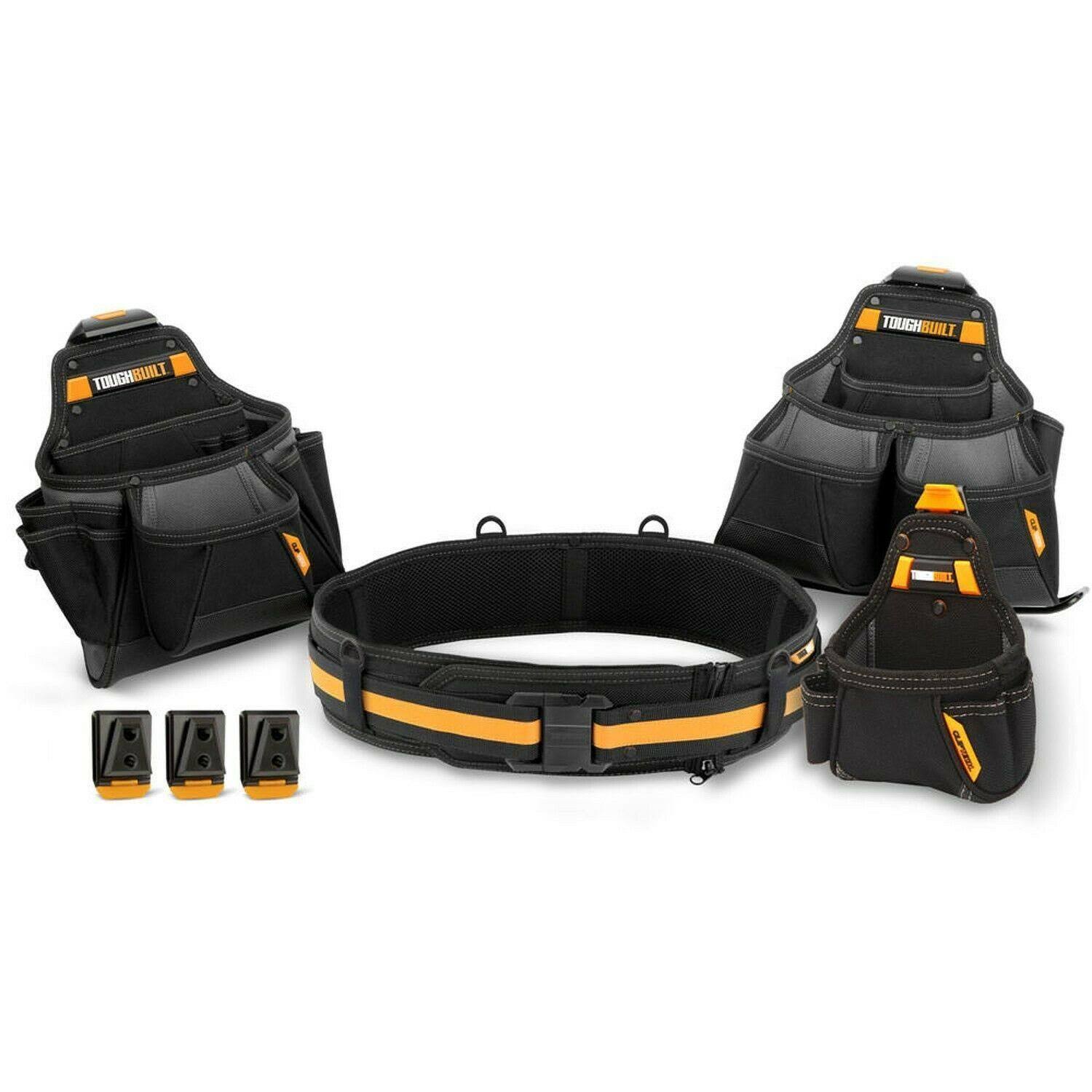 Toughbuilt Contractor Tool 4 Piece Belt Set, KE1J5X_MCAT Toughbuilt Contractor Tool 4 Piece Belt Set, KE1J5X_MCAT