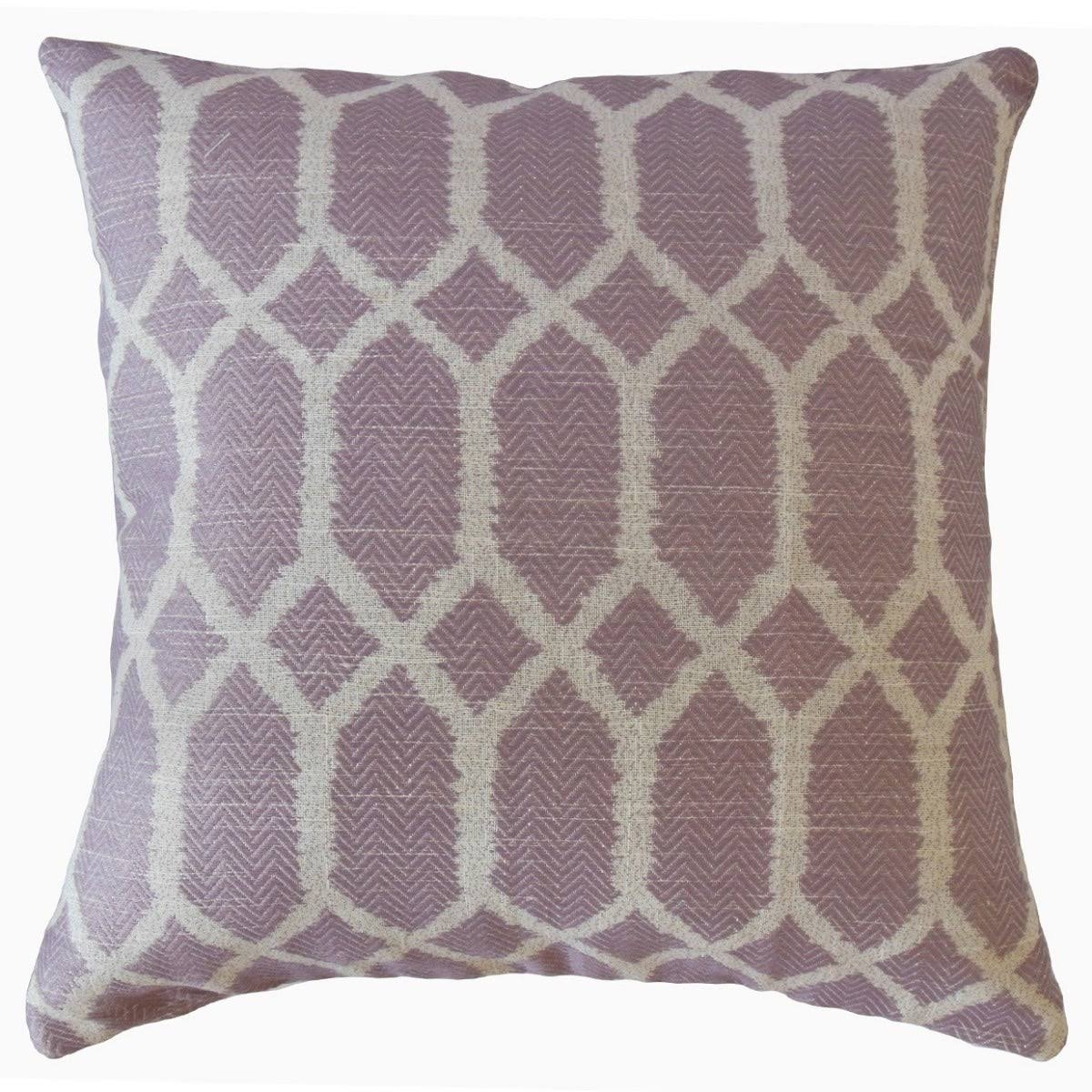The Pillow Collection Qadr Geometric Decorative Throw Pillow Purple 20 x PQLSIL_QJ95 The Pillow Collection Qadr Geometric Decorative Throw Pillow Purple 20 x PQLSIL_QJ95