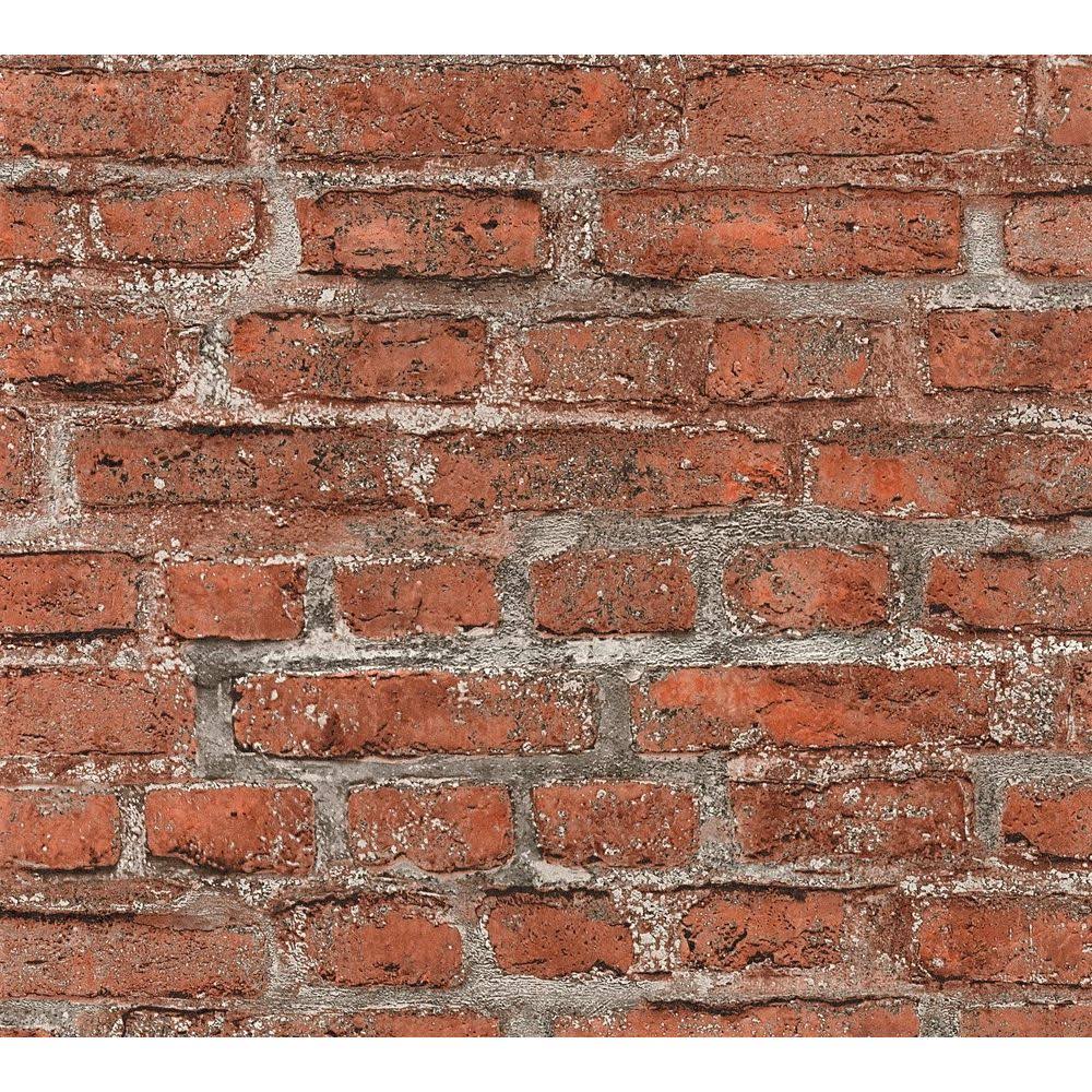 A.S. Creation by Sancar 36139 Elements Brick Wallcovering in Red/MHOFL1_ORKC