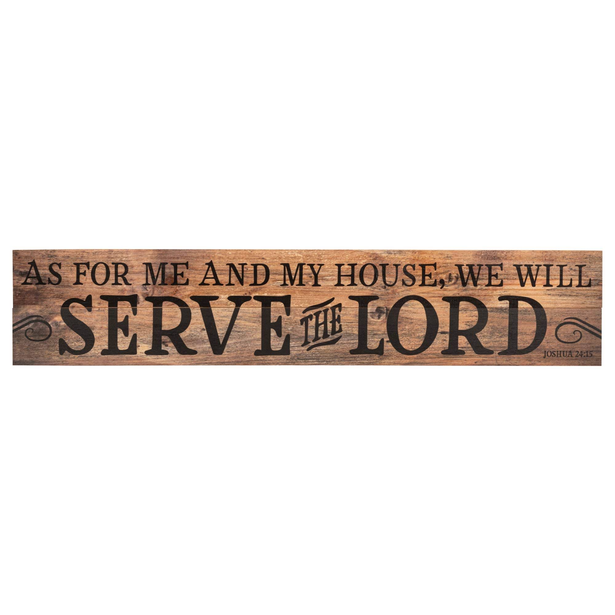 P. Graham Dunn My House Will Serve The Lord 7 x 36 Wood Pallet Wall Art VRTSFL_ETZP P. Graham Dunn My House Will Serve The Lord 7 x 36 Wood Pallet Wall Art VRTSFL_ETZP
