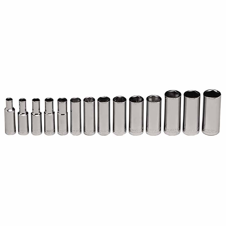 Wright Tool 6 Point Deep Socket Set 14 Piece 3/8 FMHGXY_FGPS Wright Tool 6 Point Deep Socket Set 14 Piece 3/8 FMHGXY_FGPS