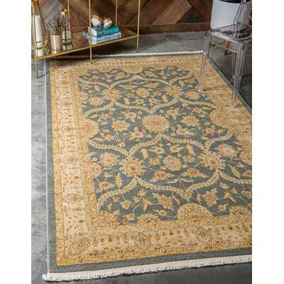 Moore Blue/Beige/Cream/Light Brown/Red Rug Charlton Home Rug Size: Rectangle 9' x 12' UW4P76_N4GK Moore Blue/Beige/Cream/Light Brown/Red Rug Charlton Home Rug Size: Rectangle 9' x 12' UW4P76_N4GK