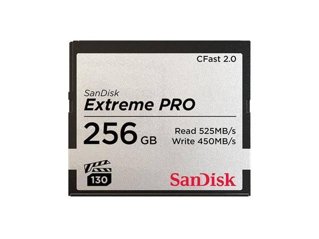 SanDisk Extreme Pro 256 GB CFast 2.0 Memory Card, EZFT0P_NQ1N