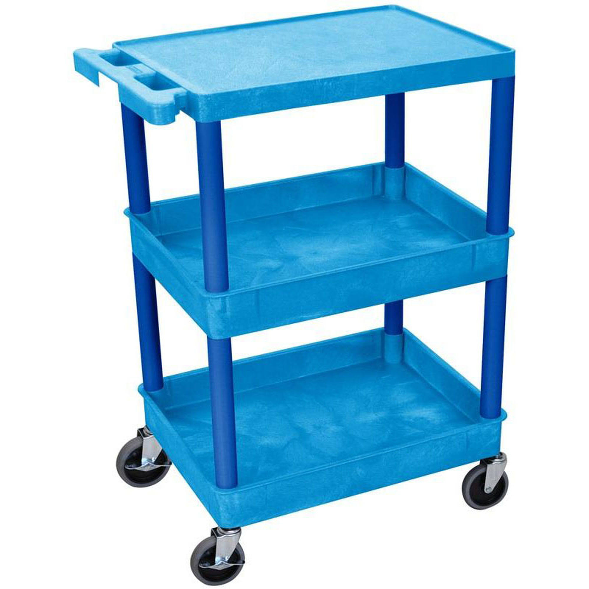 Luxor 3-Shelf Utility Cart-B8RU9A_MQ5N Luxor 3-Shelf Utility Cart-B8RU9A_MQ5N