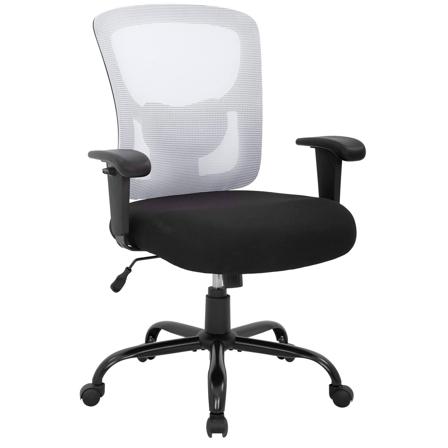 Big and Tall Office Chair 400lbs Ergonomic Desk Chair Wide Seat Rolling Swivel Mesh Computer Chair with Lumbar Support VCYZRN_HQNY Big and Tall Office Chair 400lbs Ergonomic Desk Chair Wide Seat Rolling Swivel Mesh Computer Chair with Lumbar Support VCYZRN_HQNY