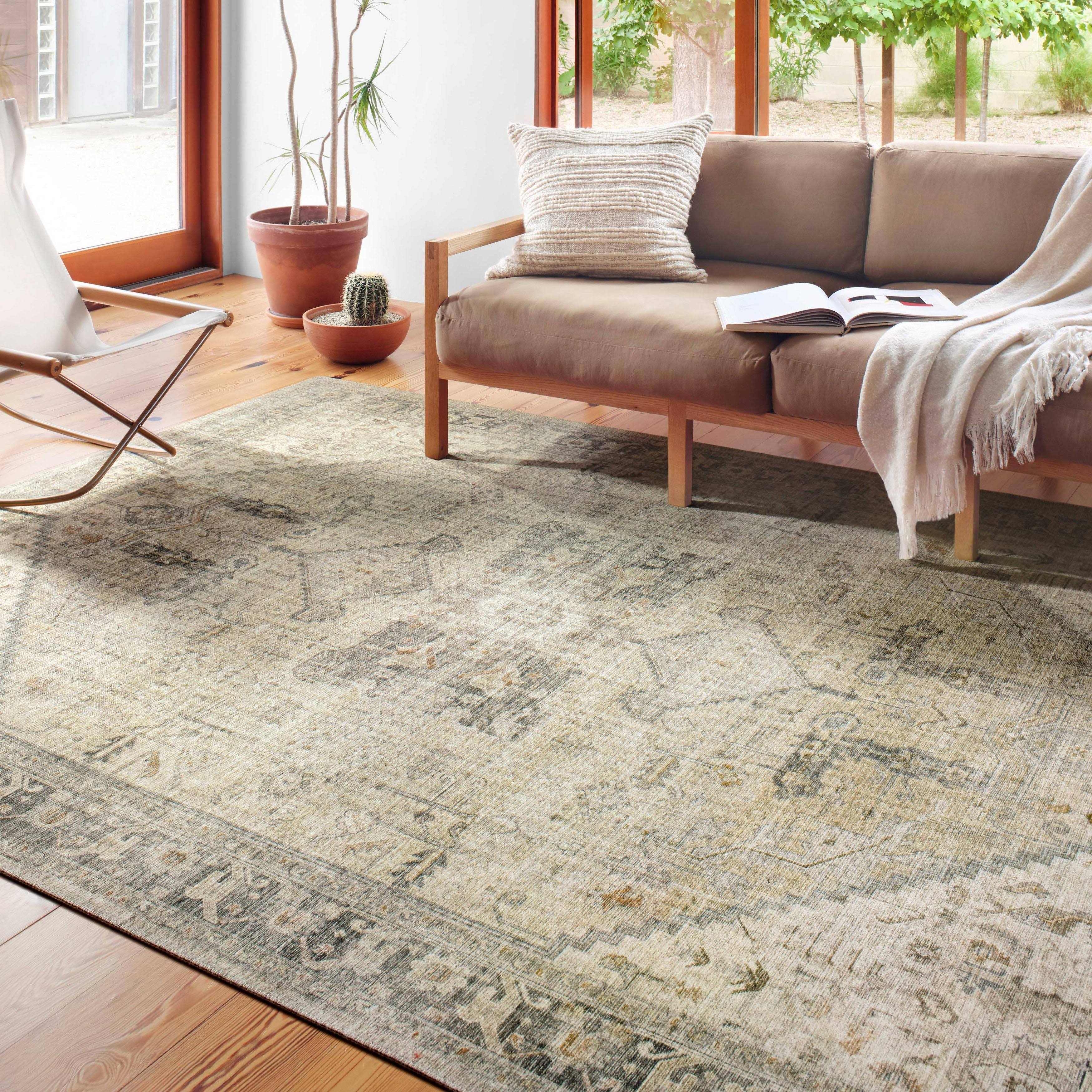 Alexander Home Leanne Printed Persian Distressed Vintage Area Rug - 2'-QJHPXM_QVUU Alexander Home Leanne Printed Persian Distressed Vintage Area Rug - 2'-QJHPXM_QVUU
