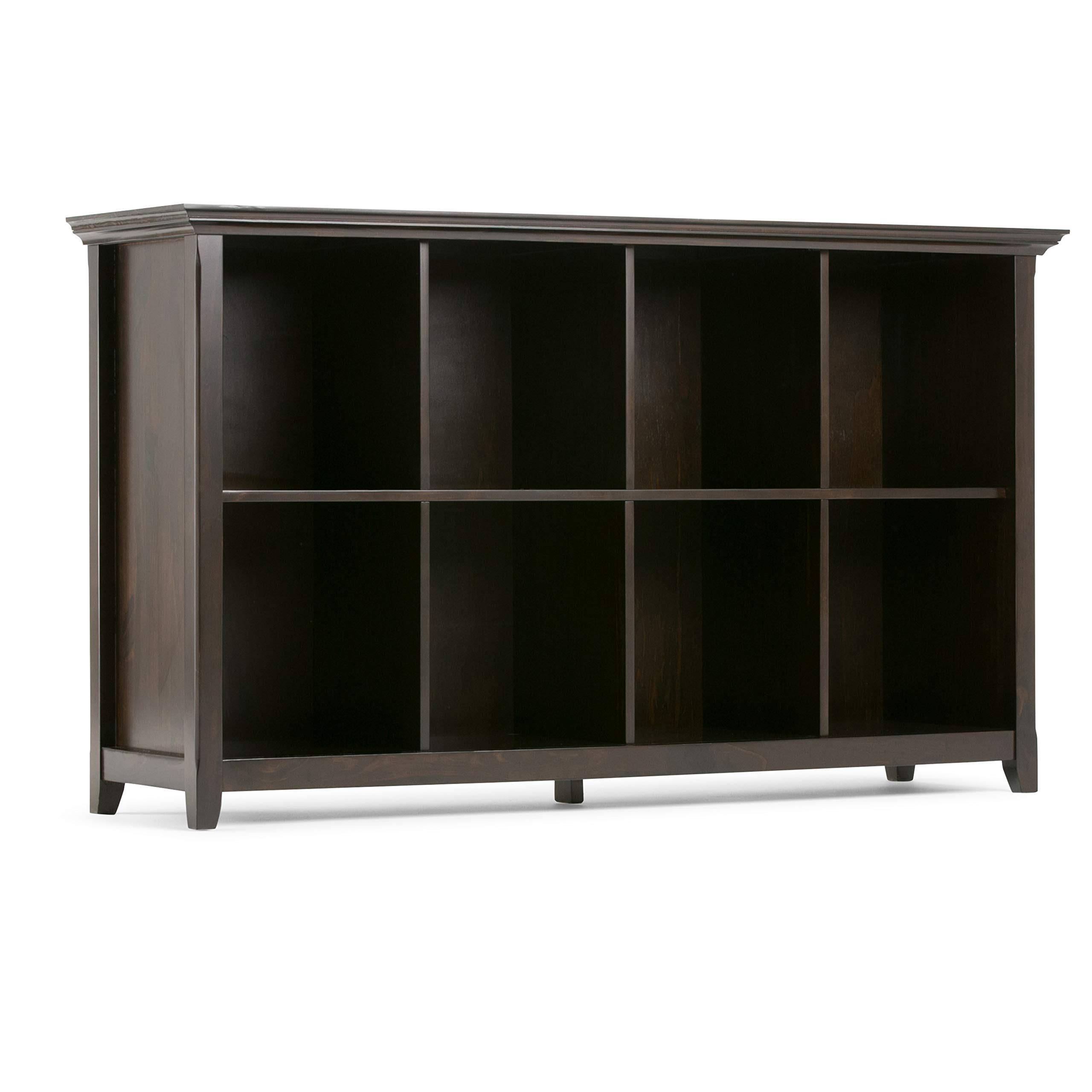 Simpli Home Amherst 8 Cube Storage Sofa Table, BVAWLK_KPYS