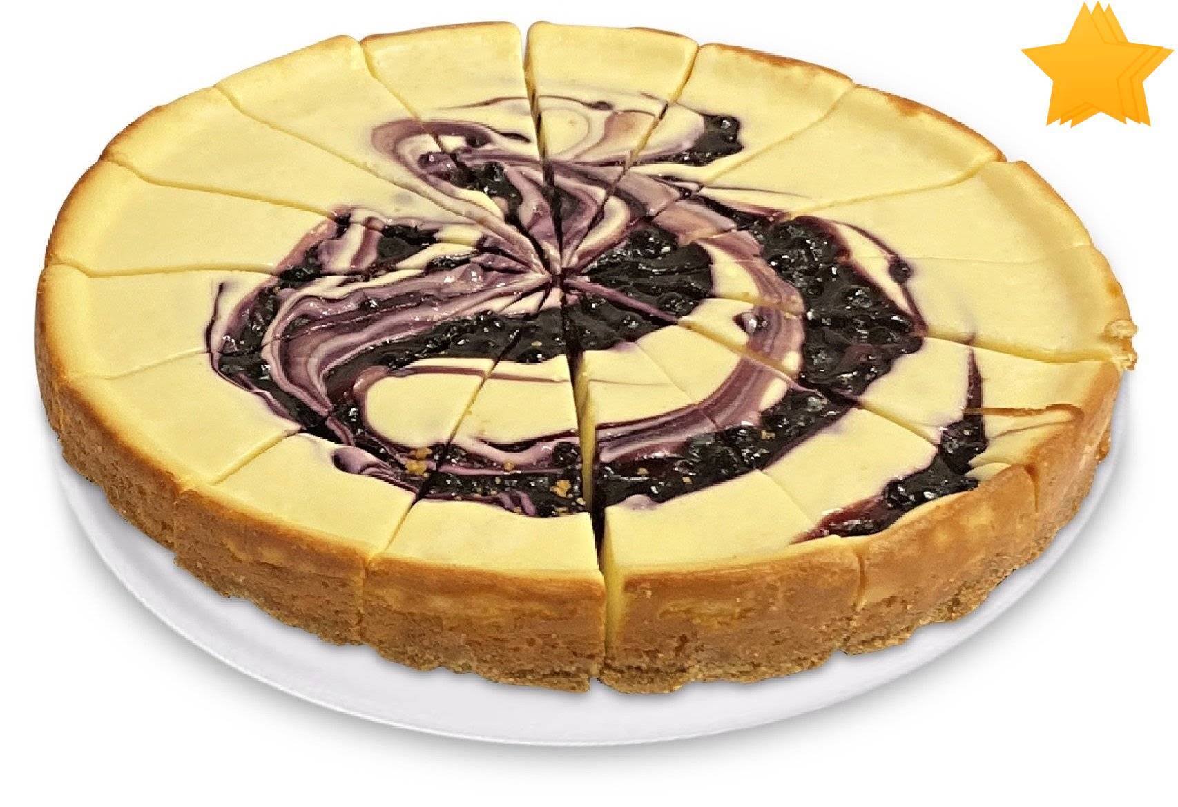 Andy Anand Traditional Lemon Blueberry Cheesecake XNOLPA_NDHF