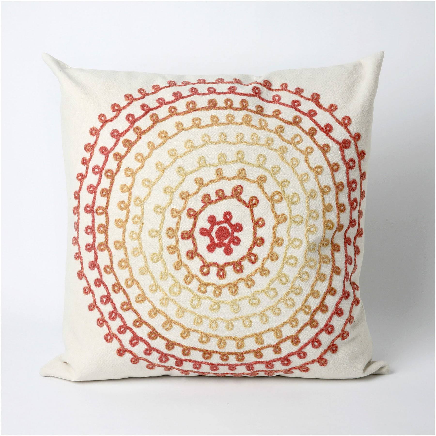 Liora Manne Visions II Ombre Threads Indoor/Outdoor Pillow Warm 20  15SSE0_SXIM