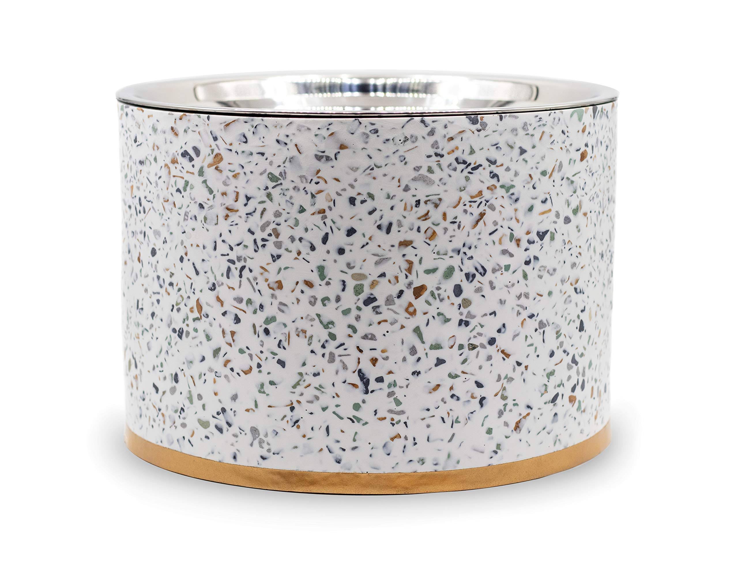 Pet Junkie Elevated Dog Bowl Terrazzo, Large - 6 inch / 44oz, FVFVIJ_PTNC Pet Junkie Elevated Dog Bowl Terrazzo, Large - 6 inch / 44oz, FVFVIJ_PTNC